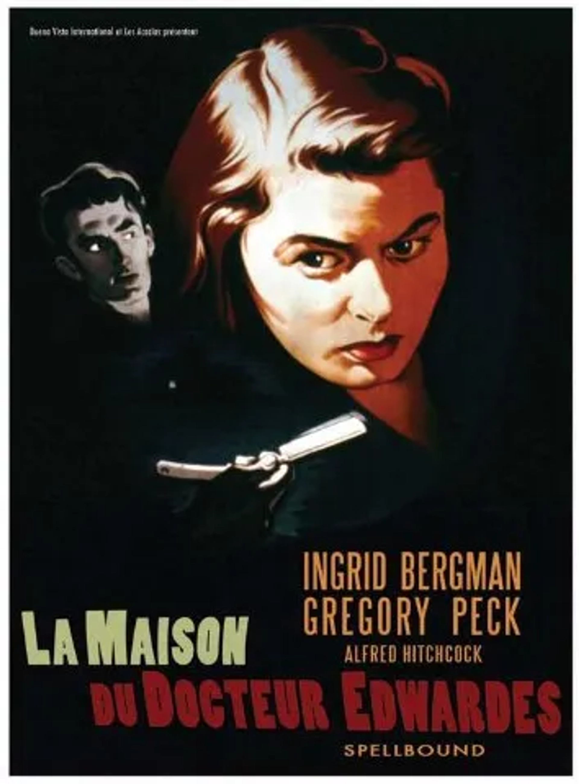 Ingrid Bergman and Gregory Peck in Spellbound (1945)