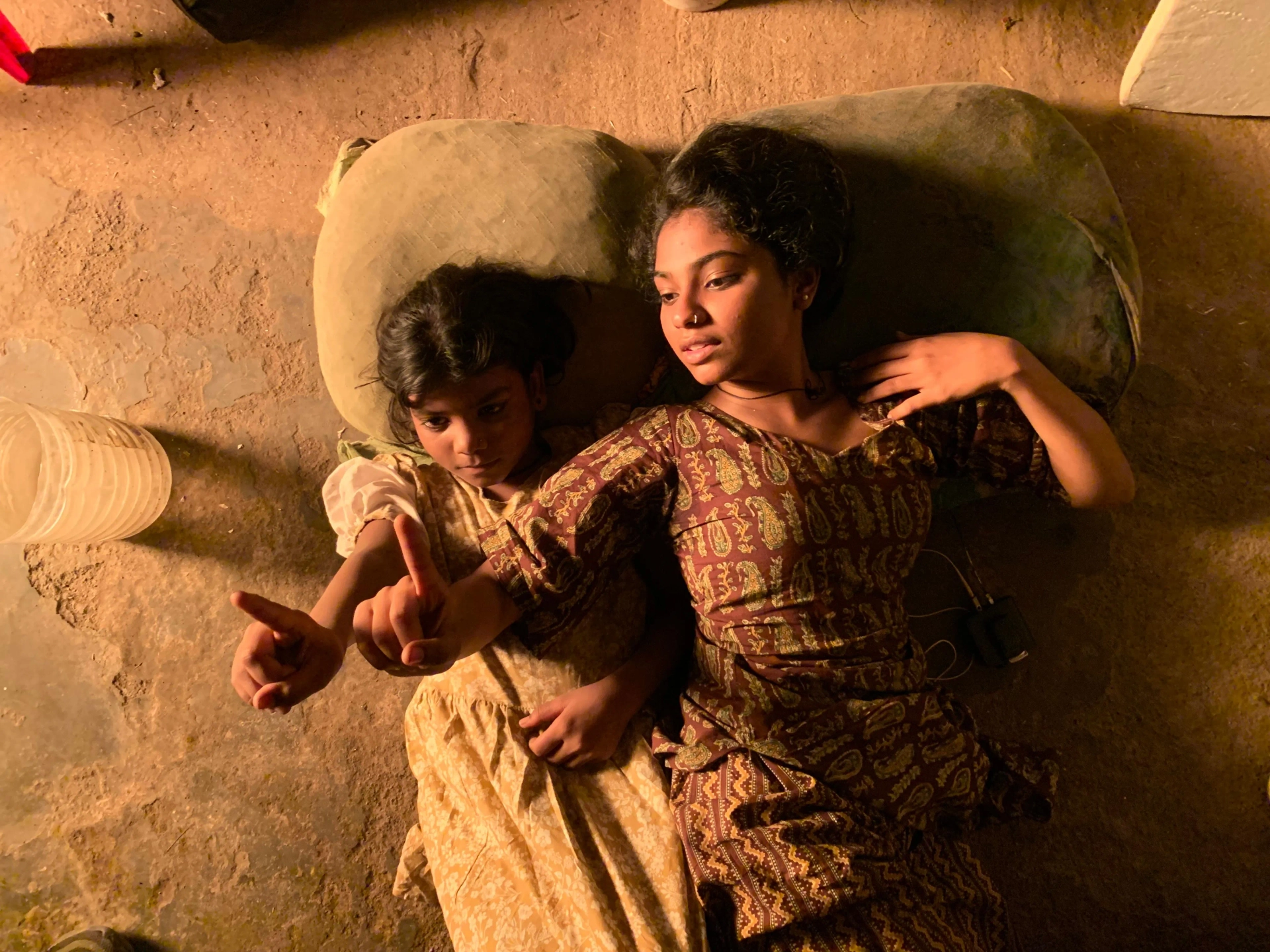 Sajda Pathan and Ananya Shanbhag in Anuja (2024)