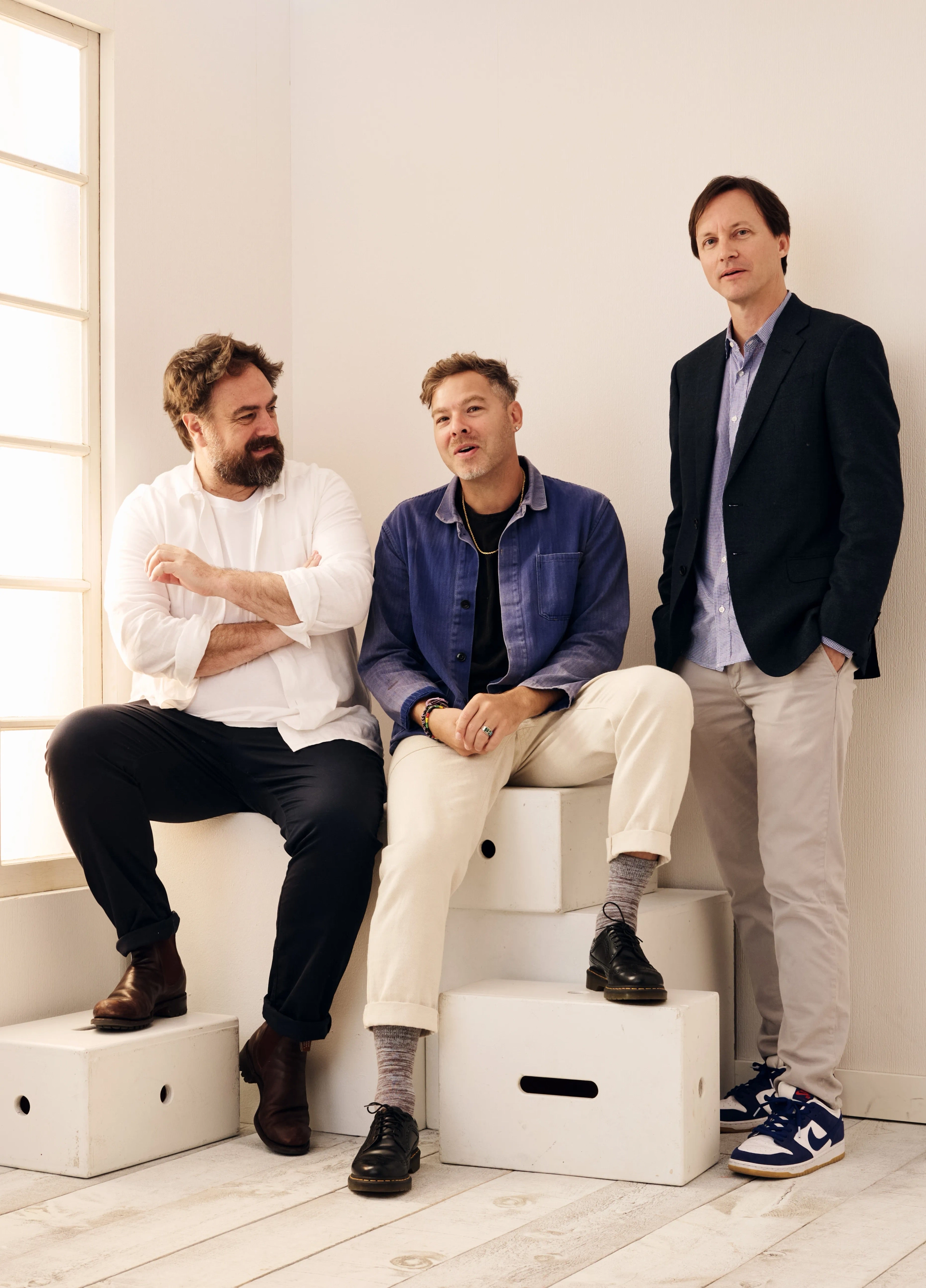 Justin Kurzel, Zach Baylin, and Bryan Haas at an event for The Order (2024)