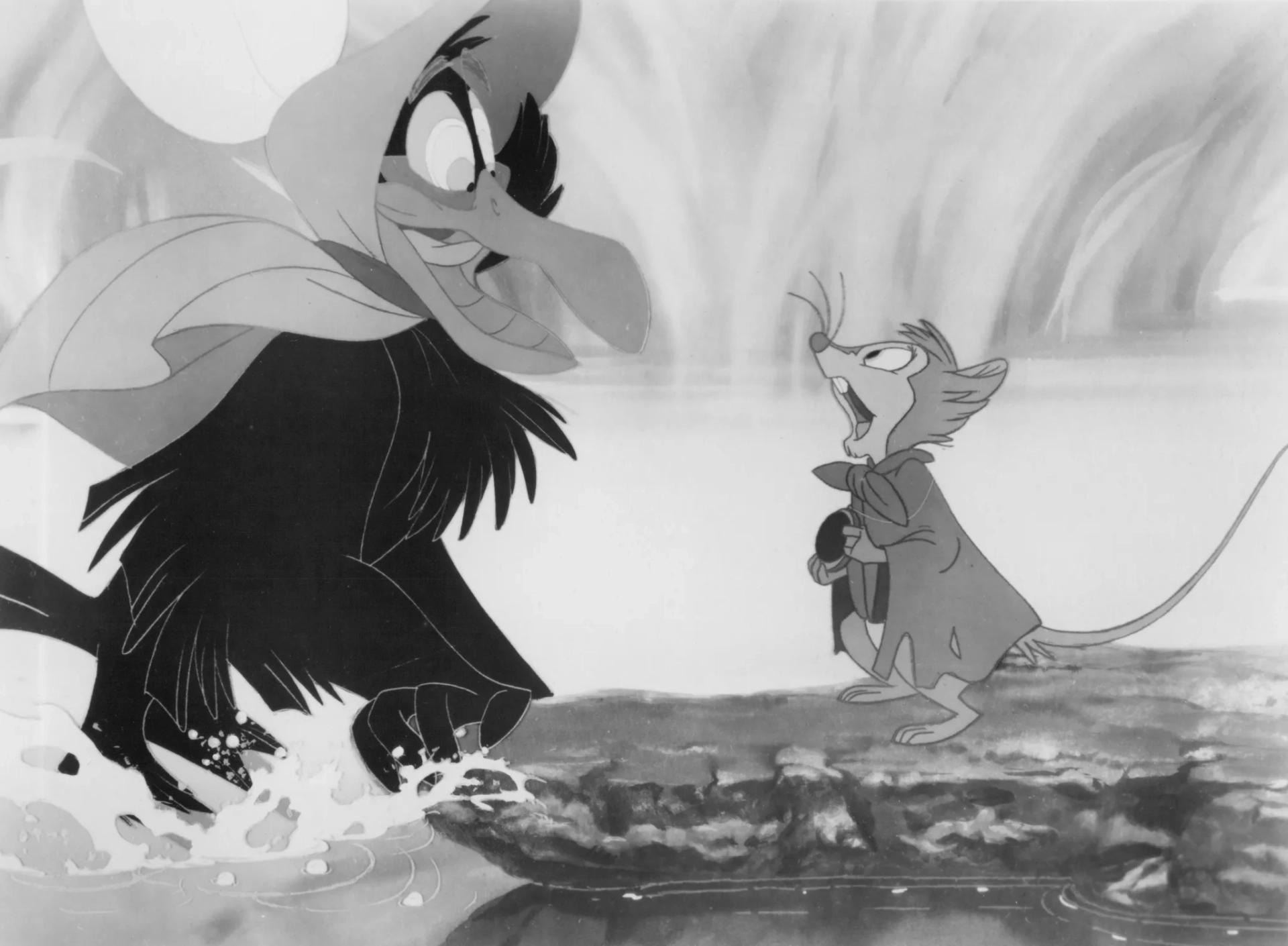 Dom DeLuise and Elizabeth Hartman in The Secret of NIMH (1982)