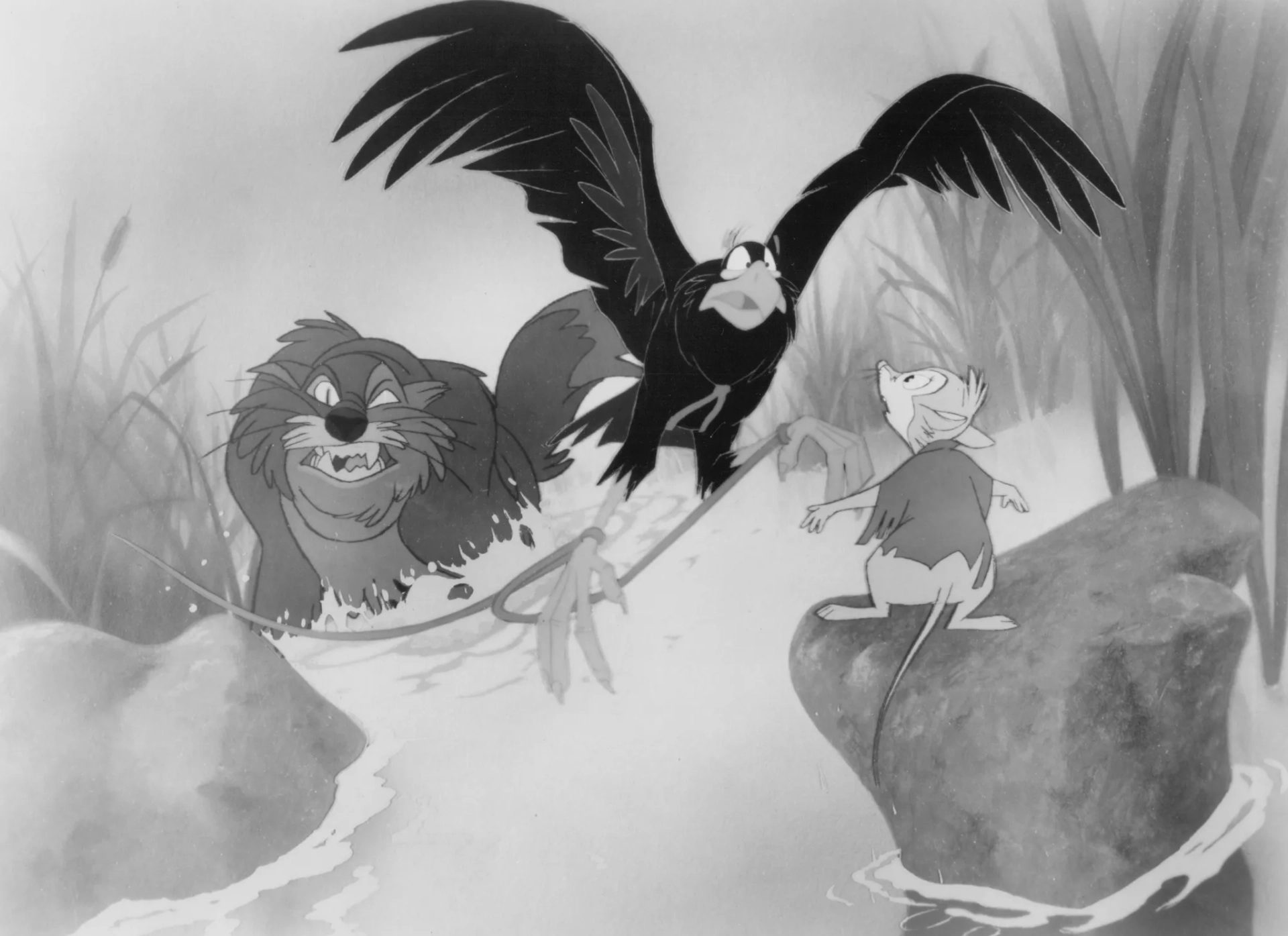 Dom DeLuise and Elizabeth Hartman in The Secret of NIMH (1982)