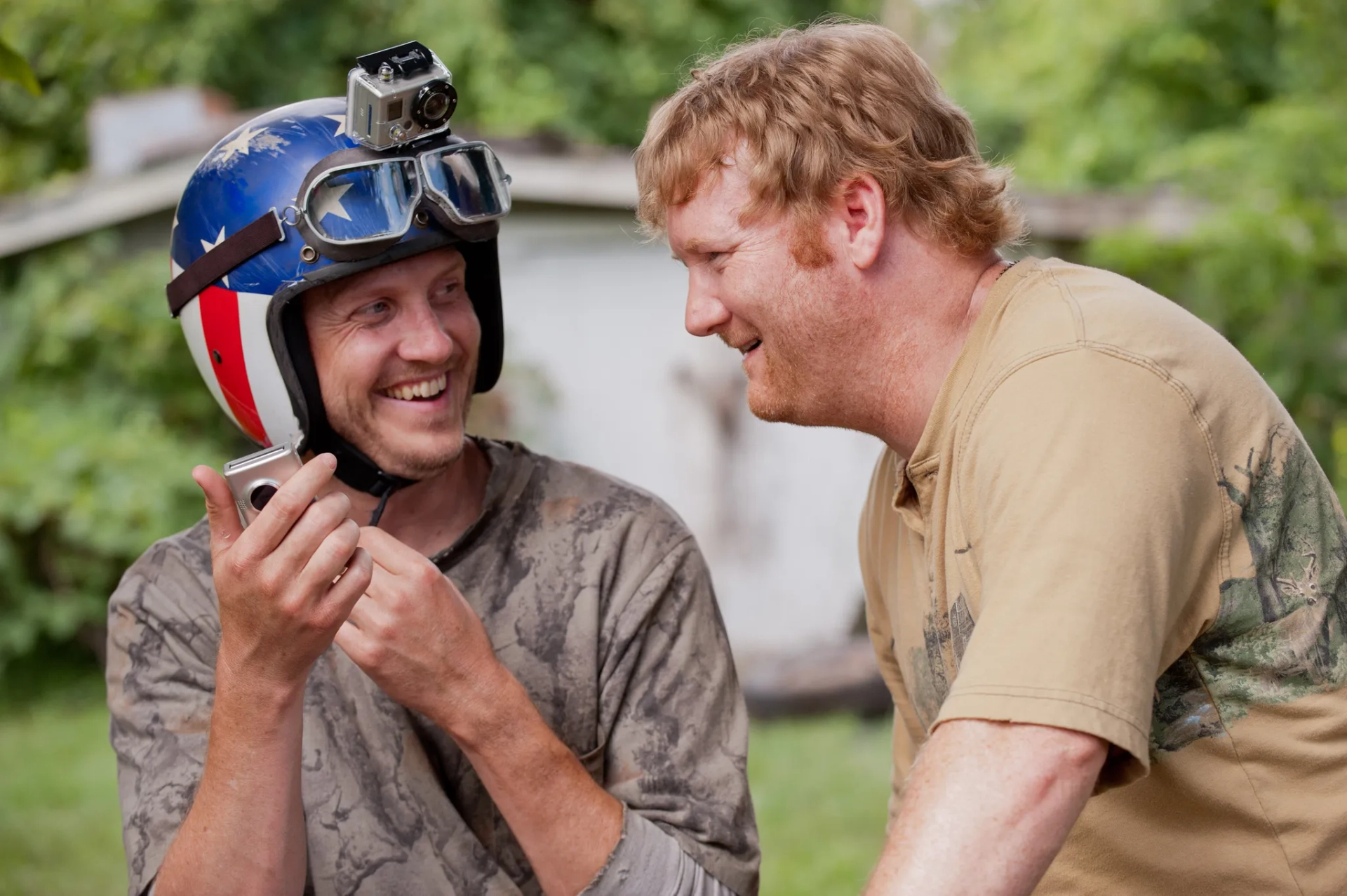 Kyle Davis and Jon Reep in Into the Storm (2014)