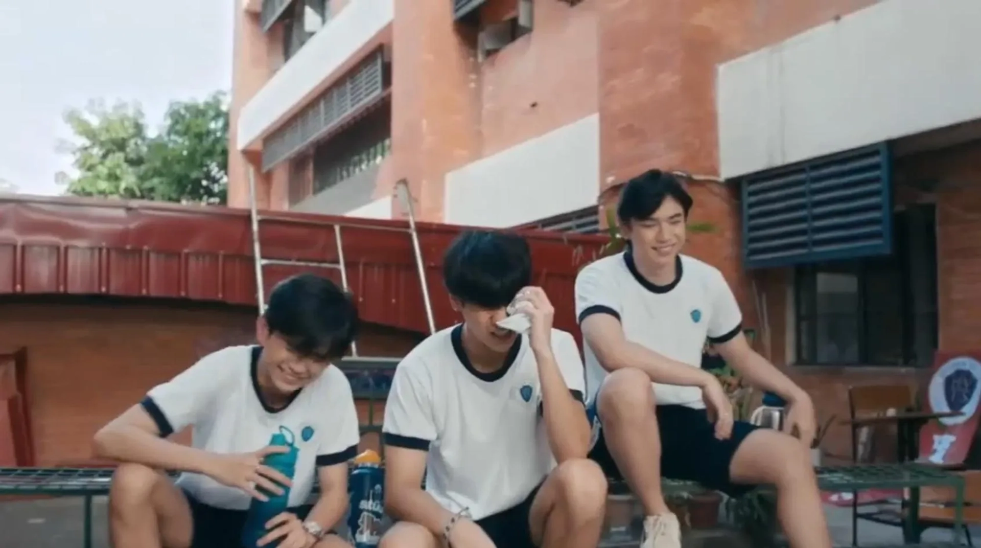 Kurt Delos Reyes, Andres Muhlach, and Martin Venegas in The Jewel of Section E (2025)