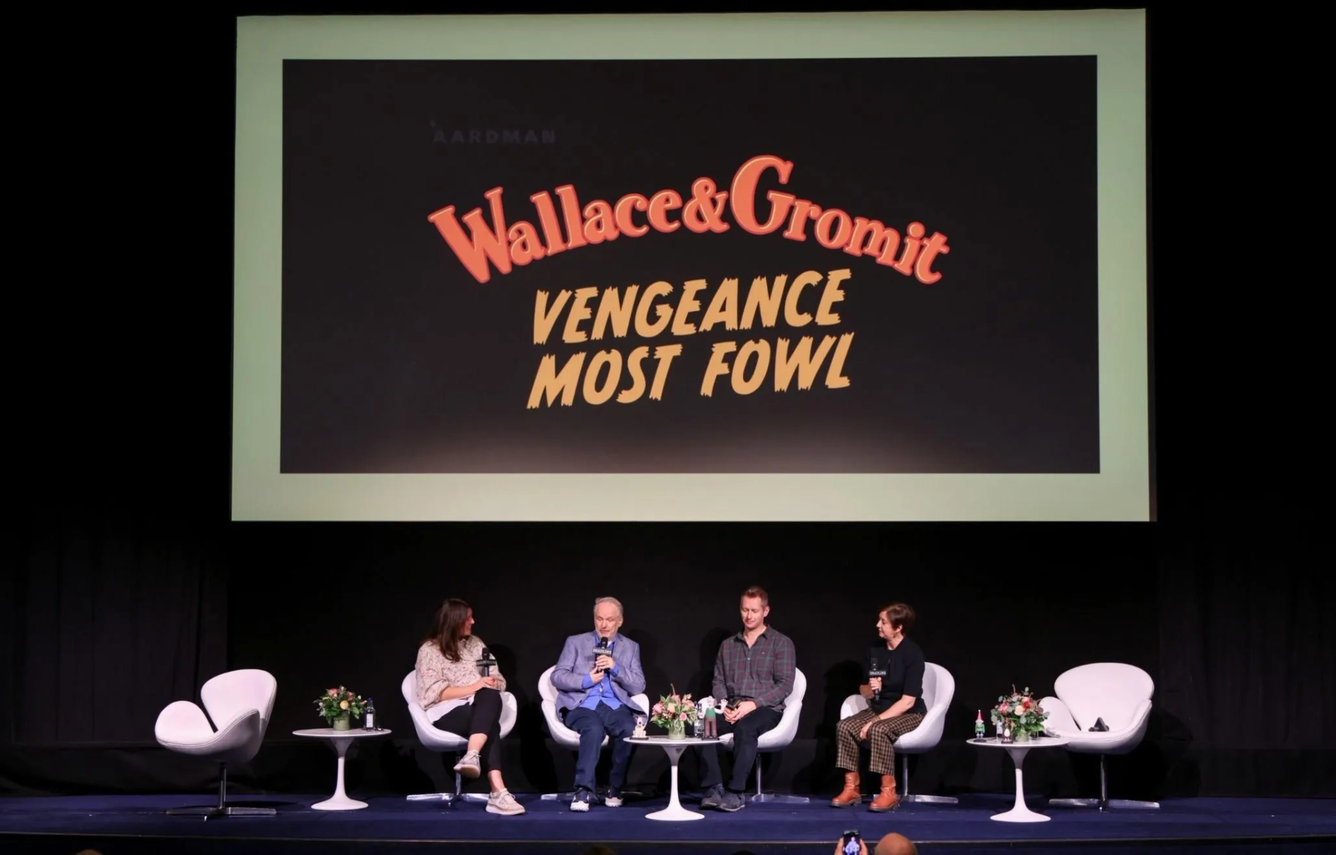 Nick Park at an event for Wallace & Gromit: Vengeance Most Fowl (2024)