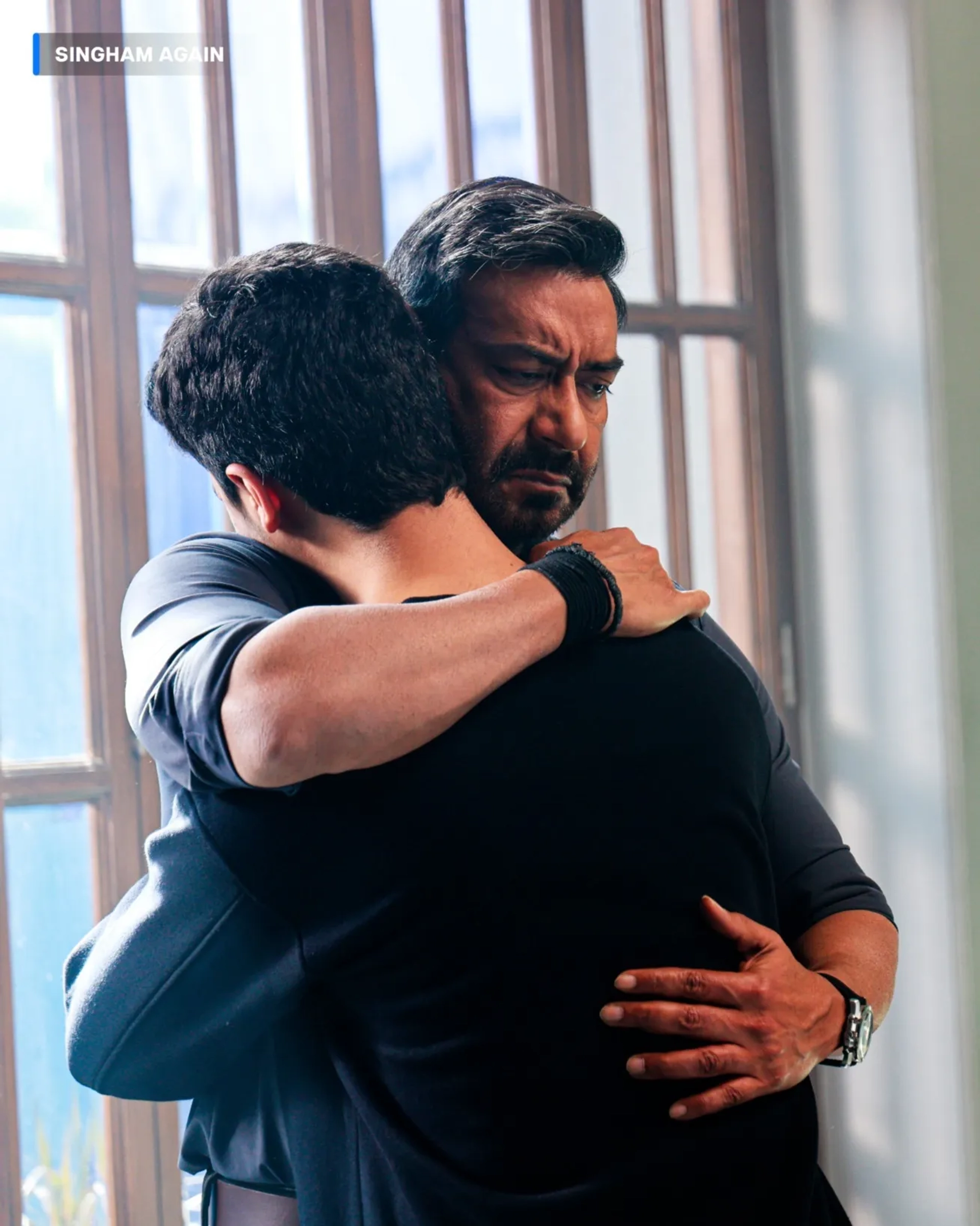 Ajay Devgn and Viren Vazirani in Singham Again (2024)