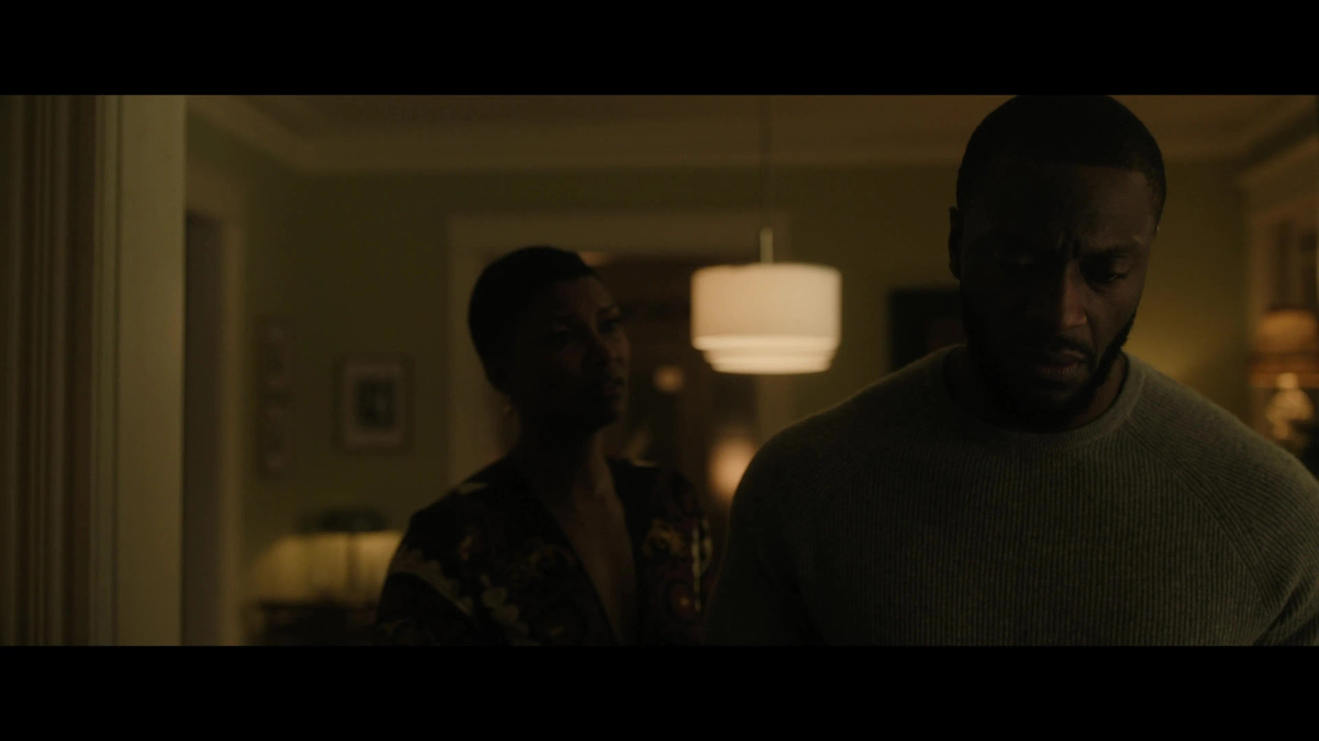 Aldis Hodge and Samantha Walkes in Cross (2024)