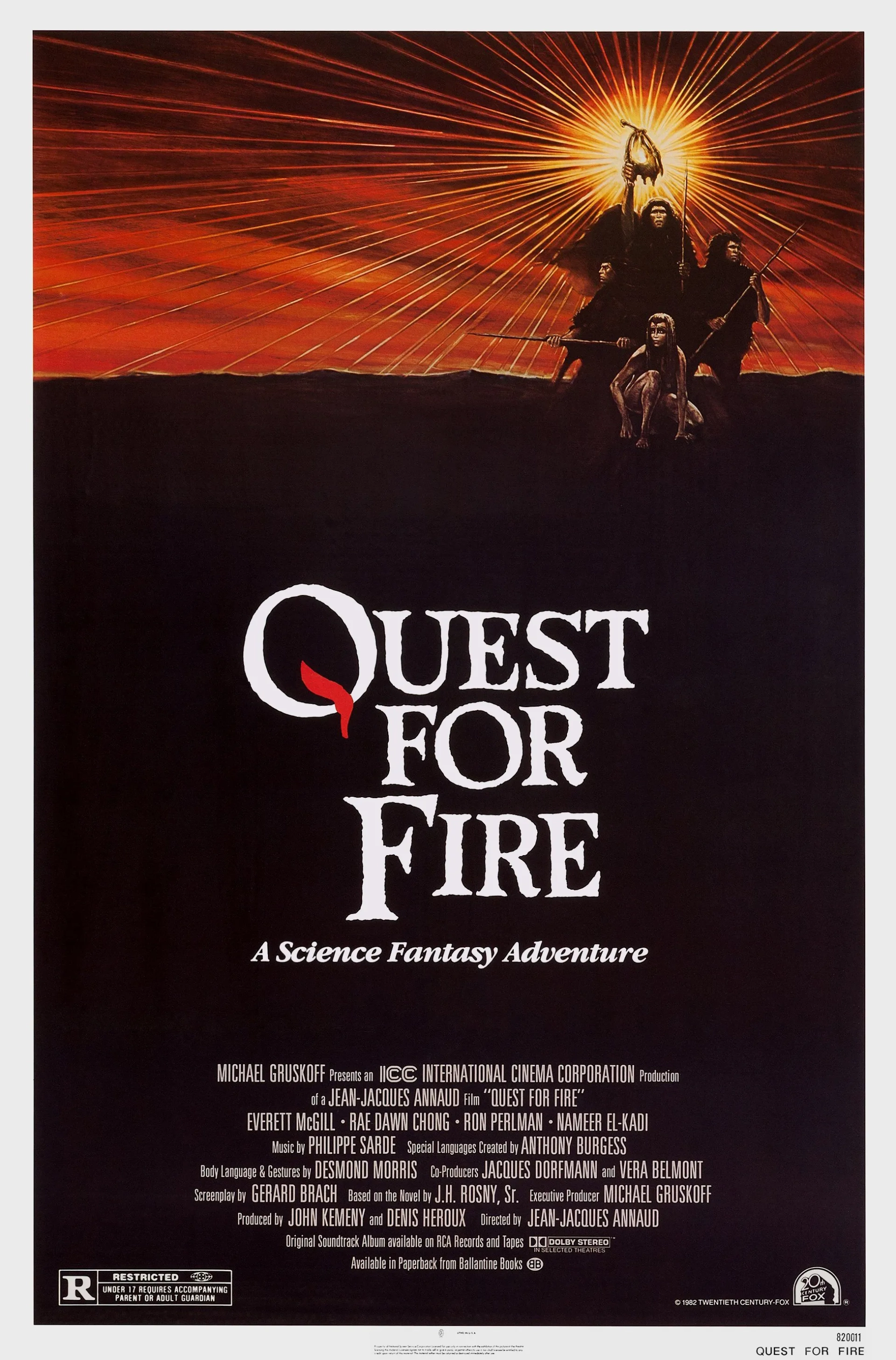 فیلم جستجو برای آتش (Quest for Fire 1981)