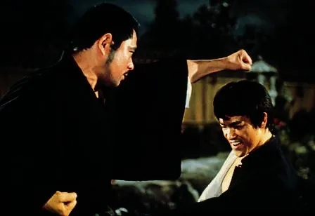 Bruce Lee and Jun Katsumura in Fist of Fury (1972)
