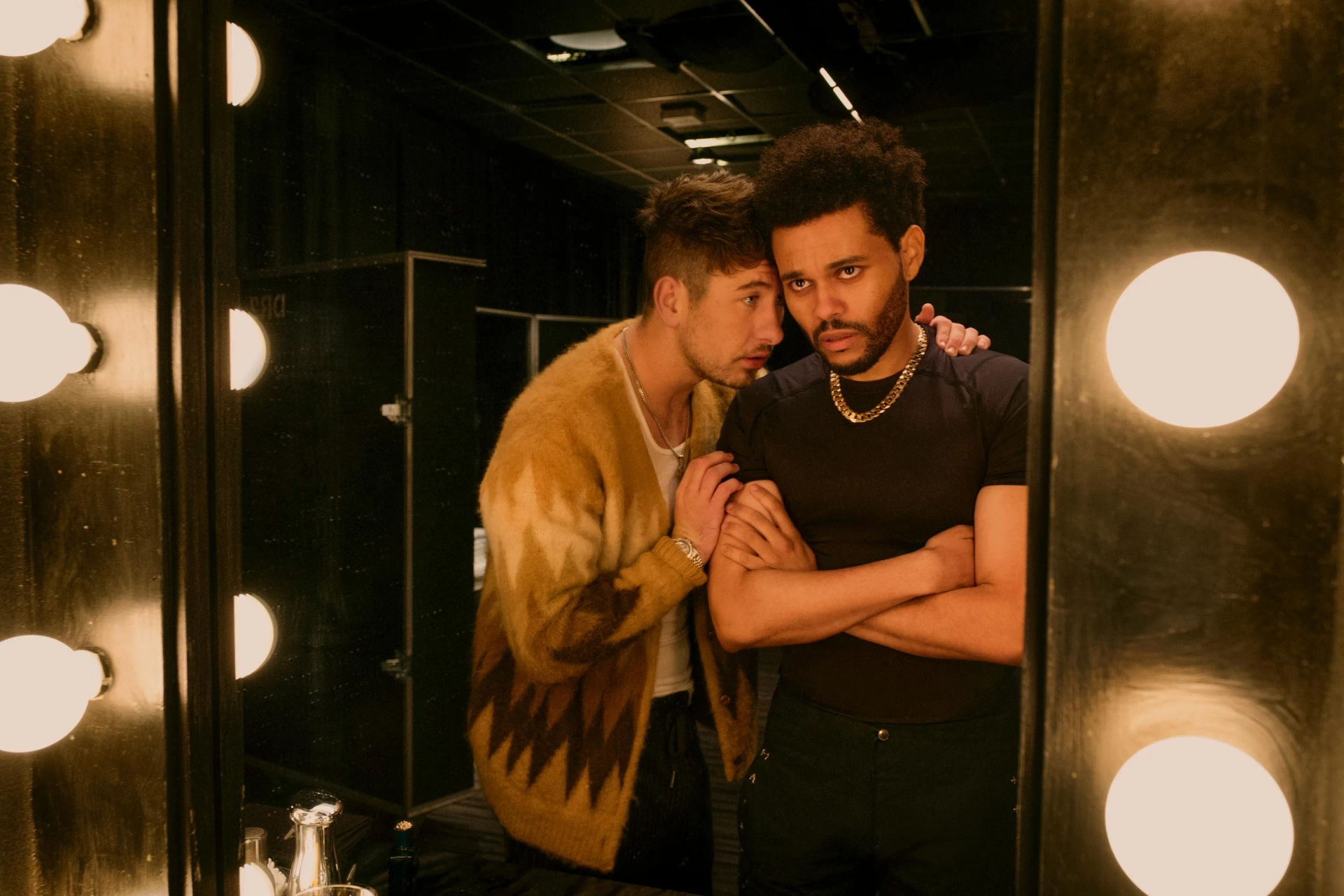 The Weeknd and Barry Keoghan in Hurry Up Tomorrow (2025)