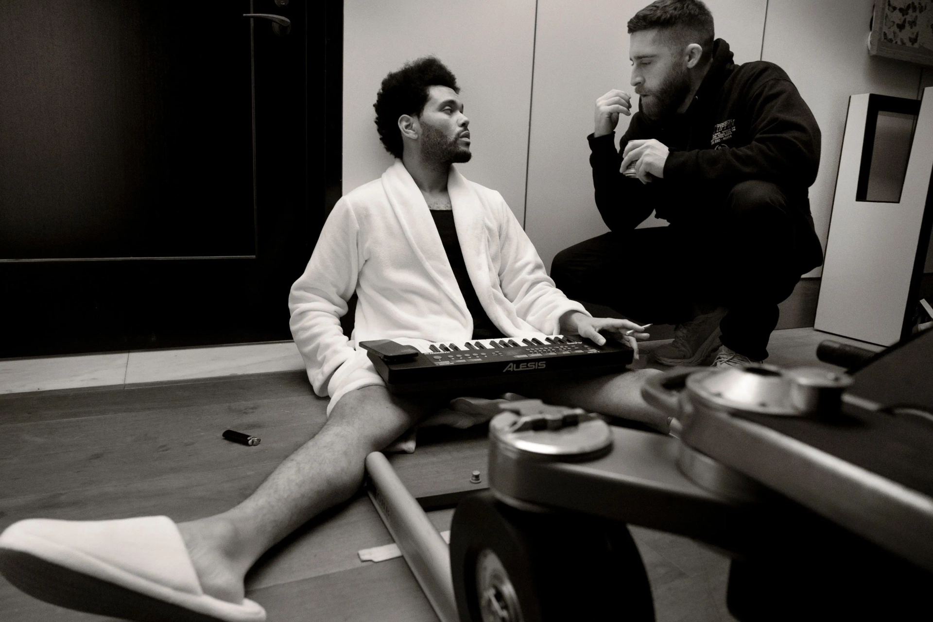 The Weeknd and Trey Edward Shults in Hurry Up Tomorrow (2025)