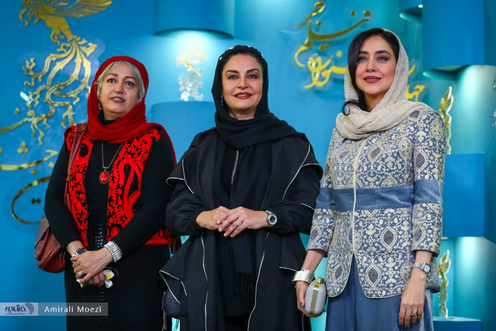 Merila Zare'i, Bahareh Kian Afshar, and Maryam Sarmadi at an event for Moses the Kalimullah: At Dawn (2025)