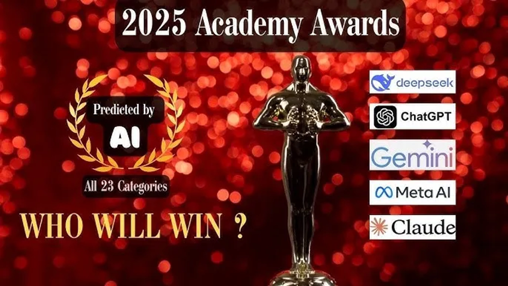 پیش بینی هوش مصنوعی از برندگان اسکار 2025