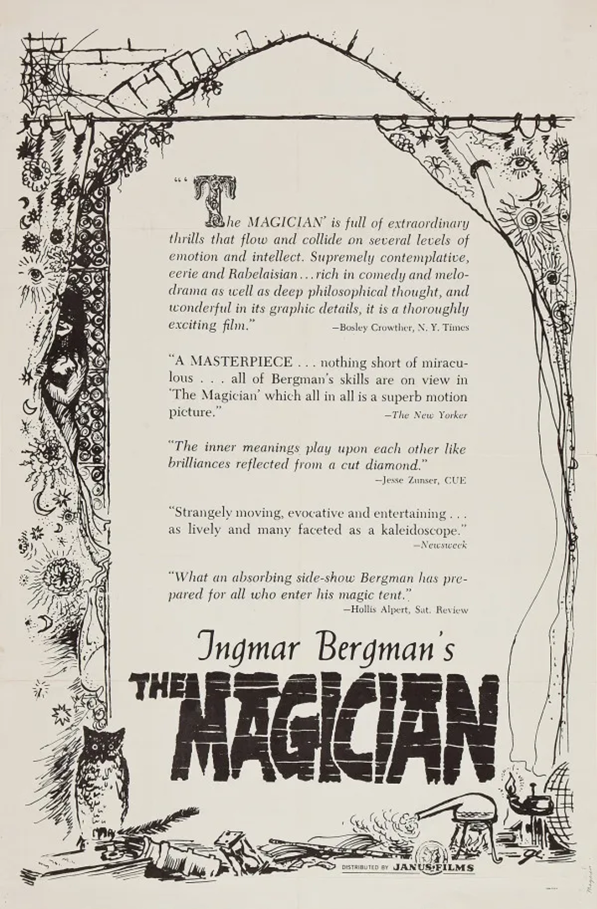 فیلم چهره	(The Magician 1958)