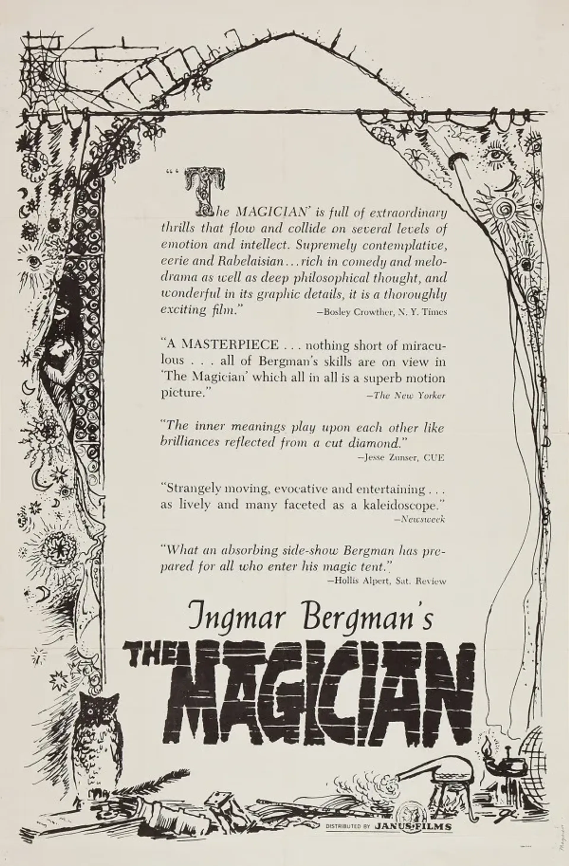فیلم چهره	(The Magician 1958)