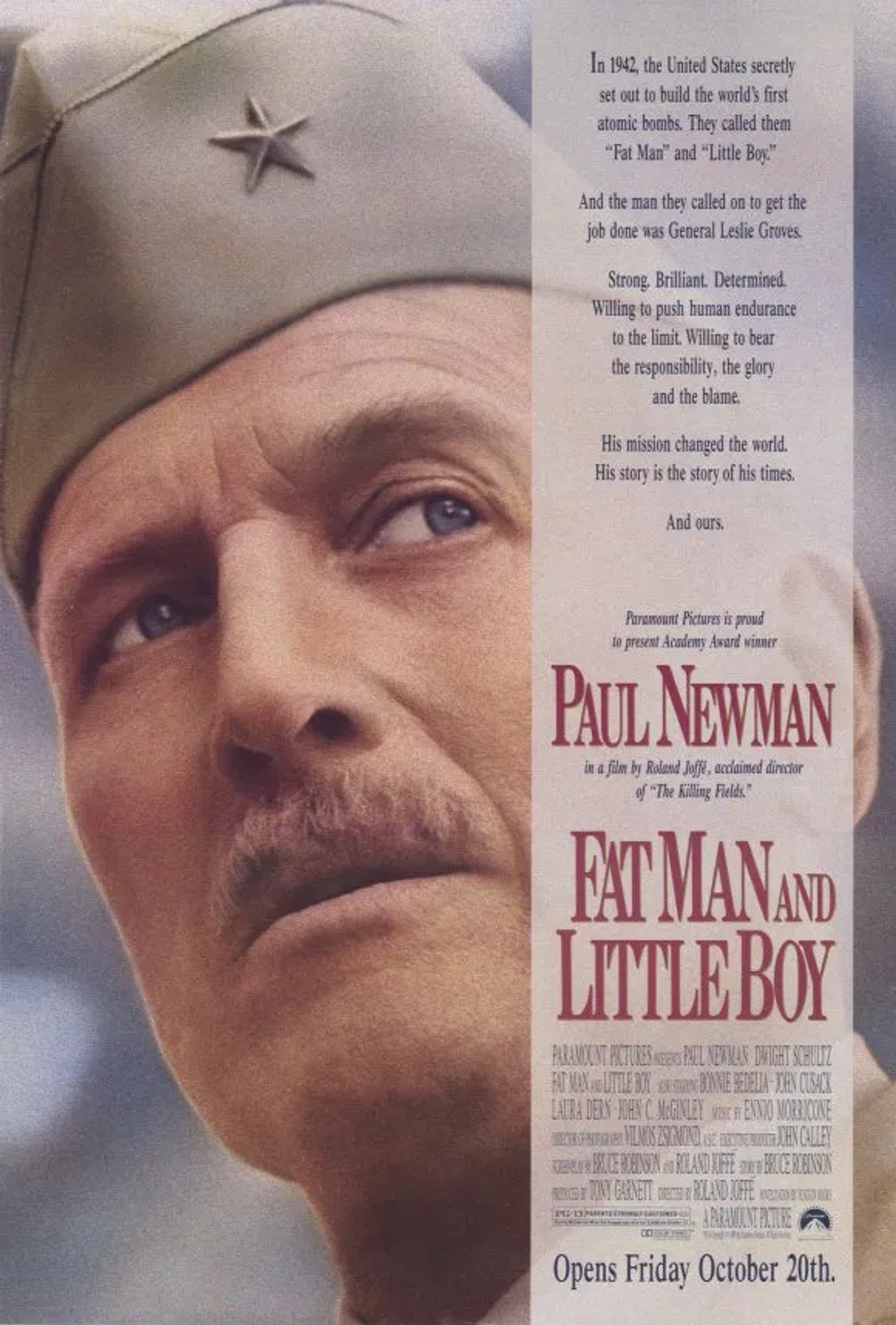 فیلم مرد چاق و پسر کوچک (Fat Man and Little Boy 1989)