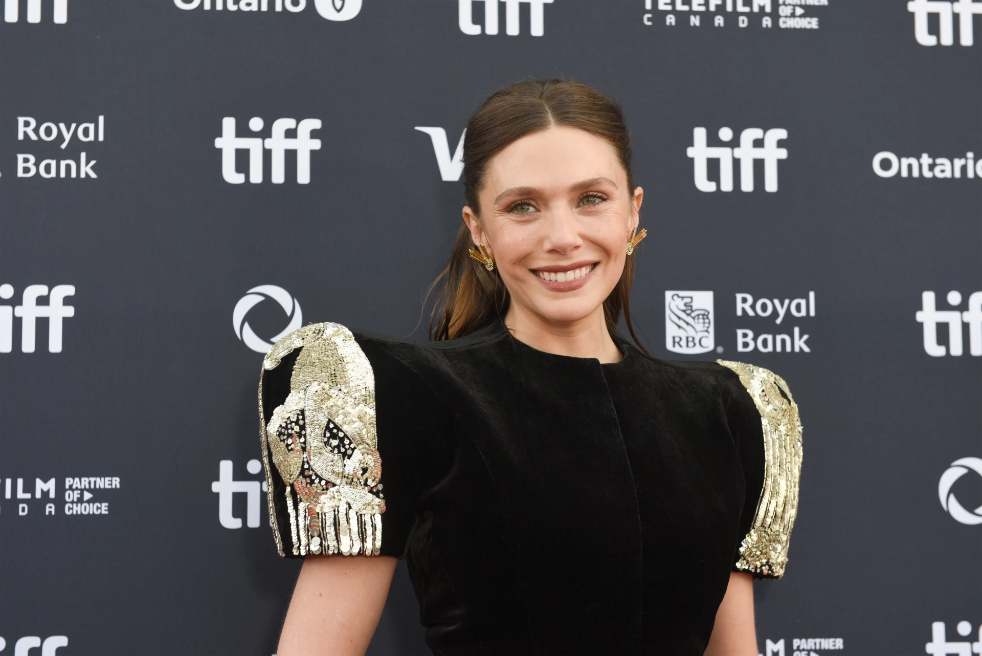 Elizabeth Olsen at an event for The Assessment (2024)