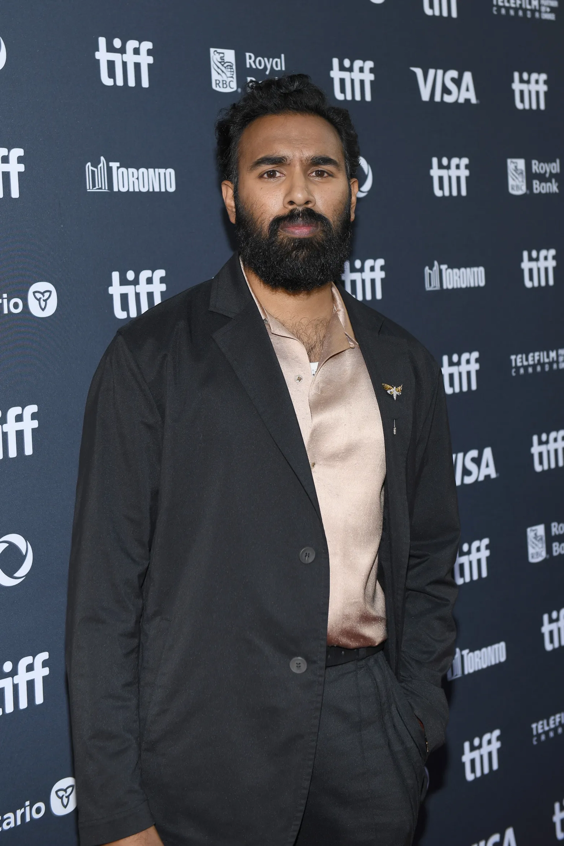 Himesh Patel at an event for The Assessment (2024)