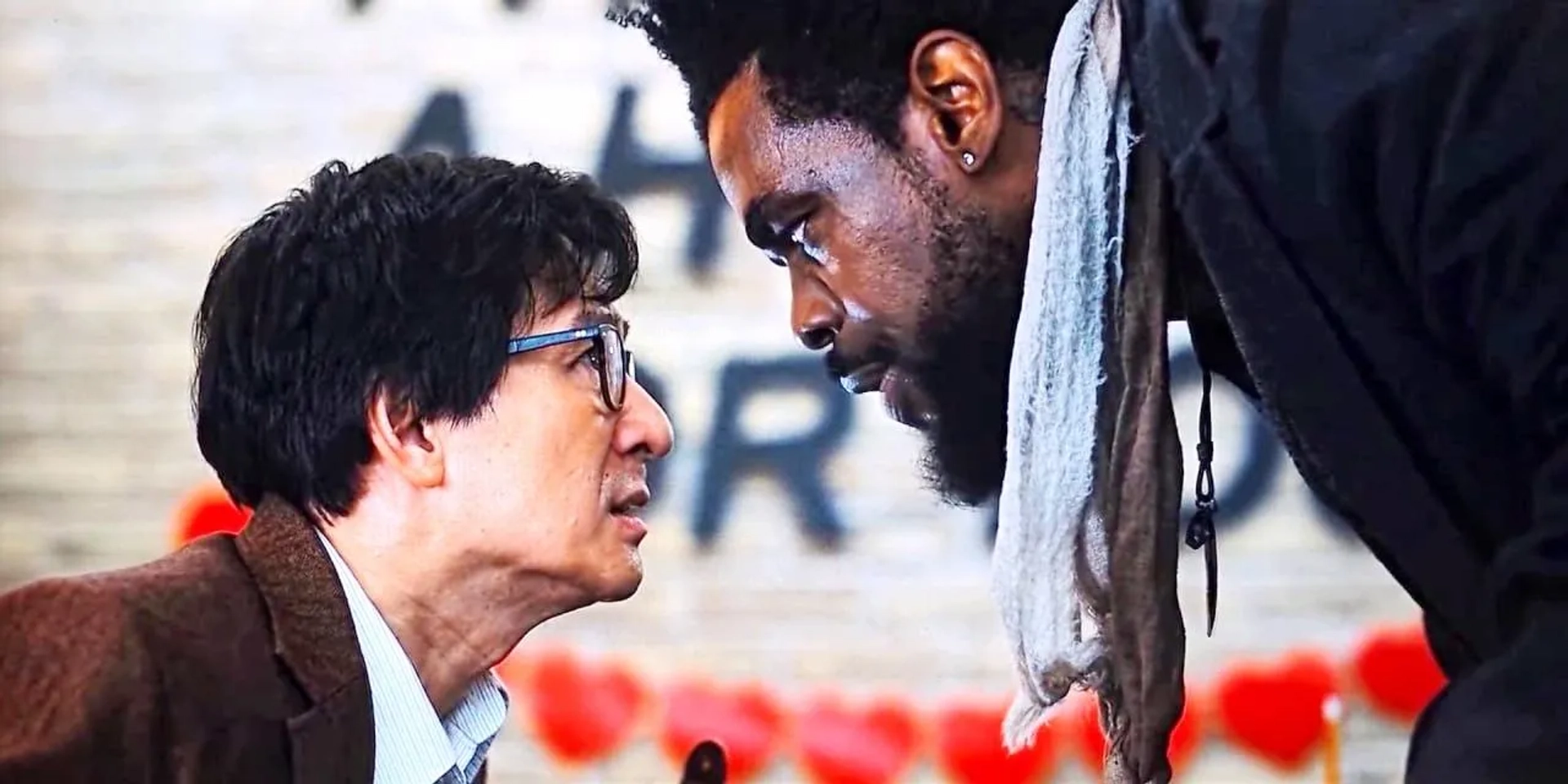 Ke Huy Quan and Mustafa Shakir in Love Hurts (2025)