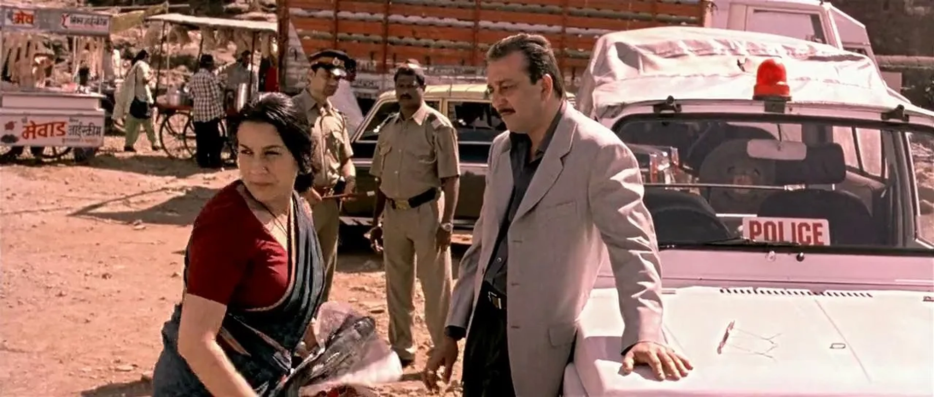 Sanjay Dutt and Amrita Singh in Shootout at Lokhandwala (2007)