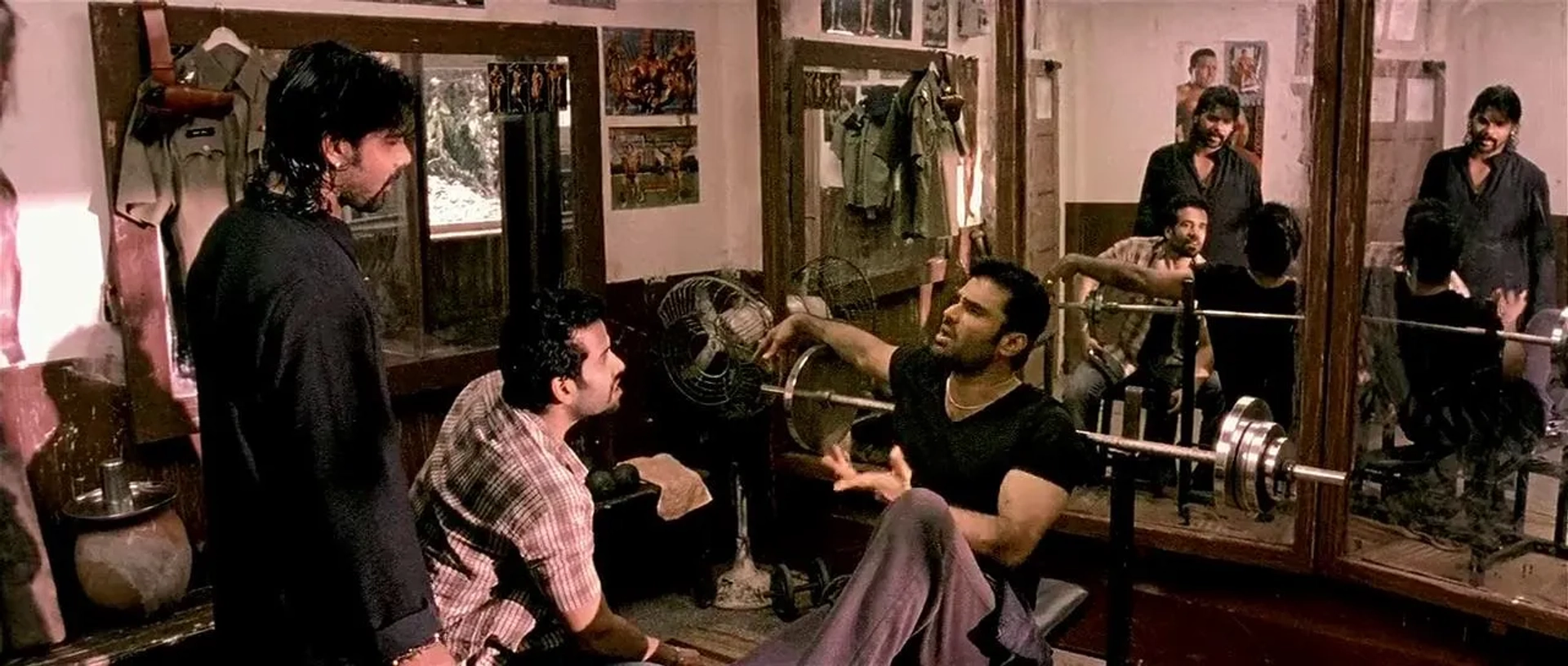 Suniel Shetty, Tusshar Kapoor, and Shabbir Ahluwalia in Shootout at Lokhandwala (2007)