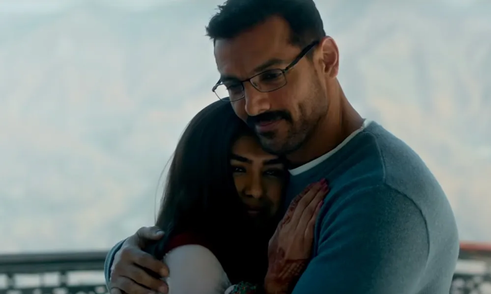 John Abraham and Mrunal Thakur in Batla House (2019)