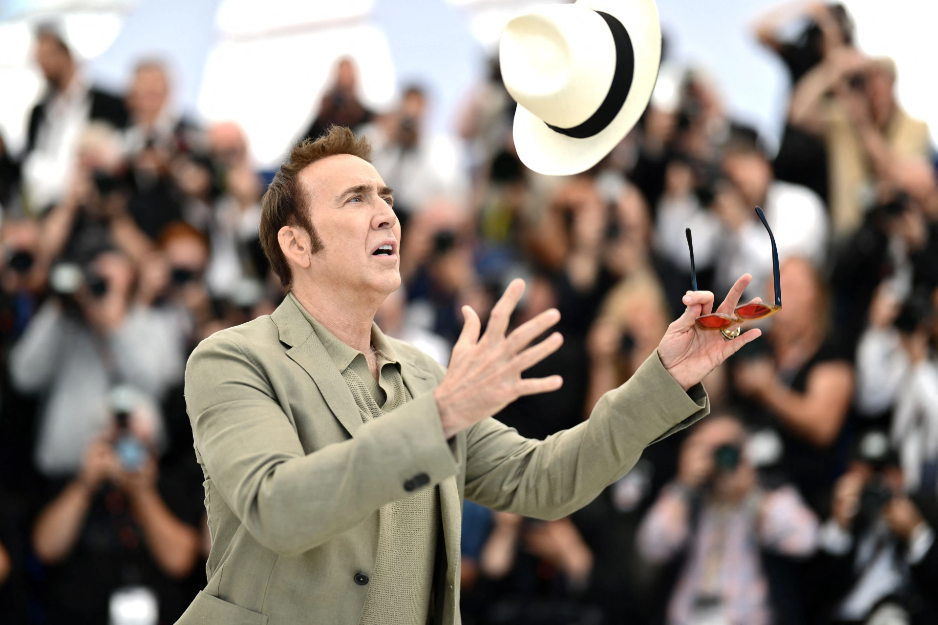 Nicolas Cage at an event for The Surfer (2024)