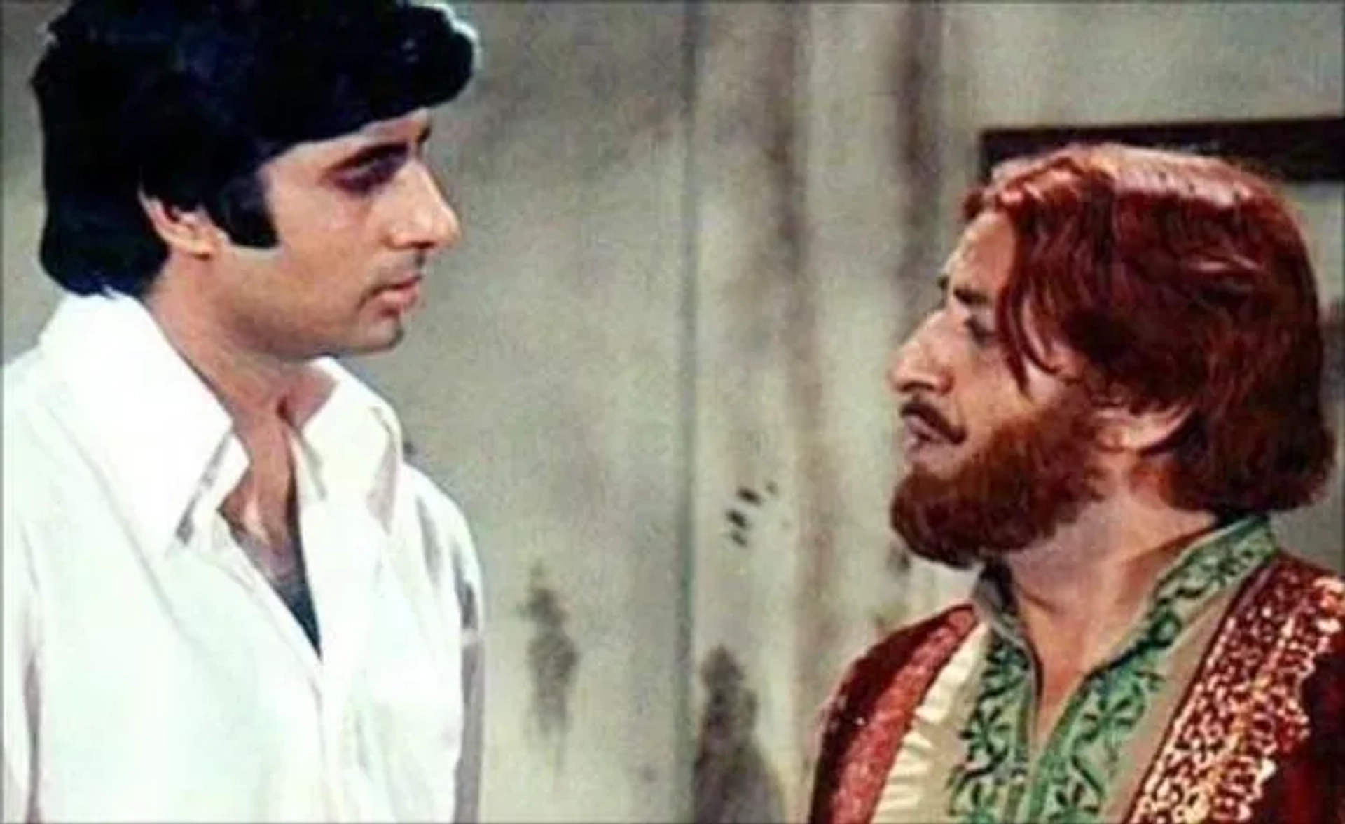 Amitabh Bachchan and Pran Sikand in Zanjeer (1973)