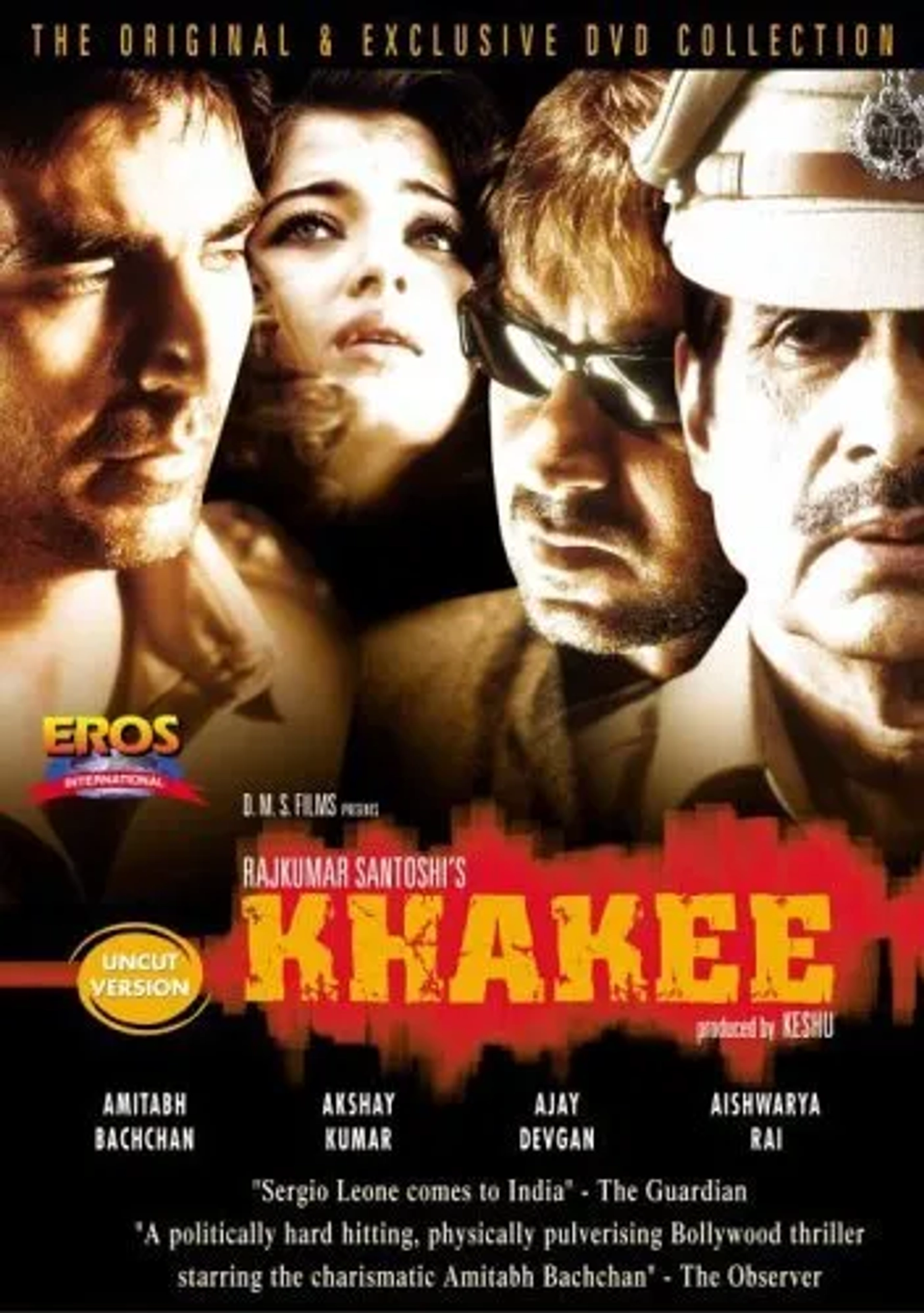 Amitabh Bachchan, Ajay Devgn, Akshay Kumar, and Aishwarya Rai Bachchan in Khakee (2004)