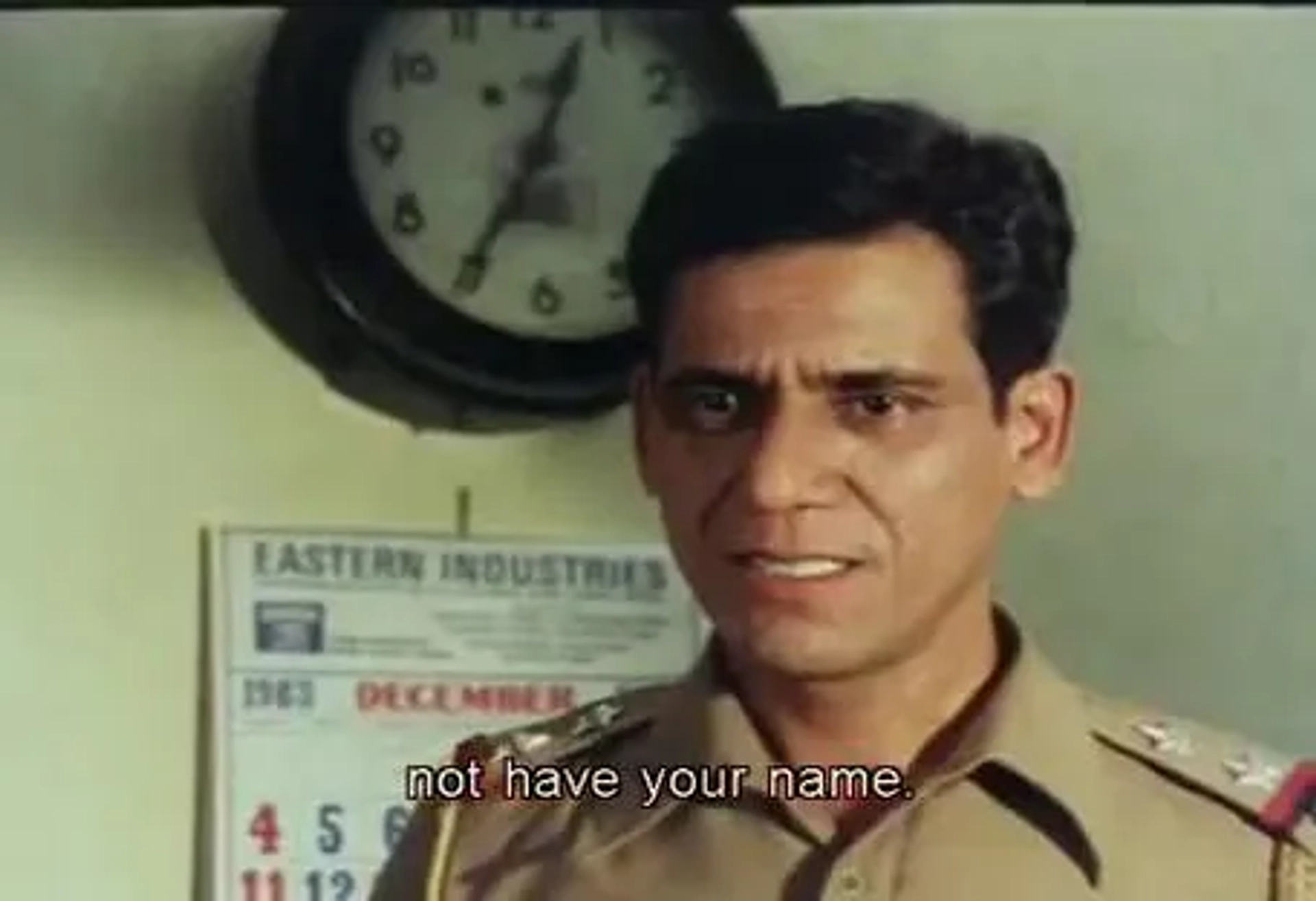 Om Puri in Ardh Satya (1983)