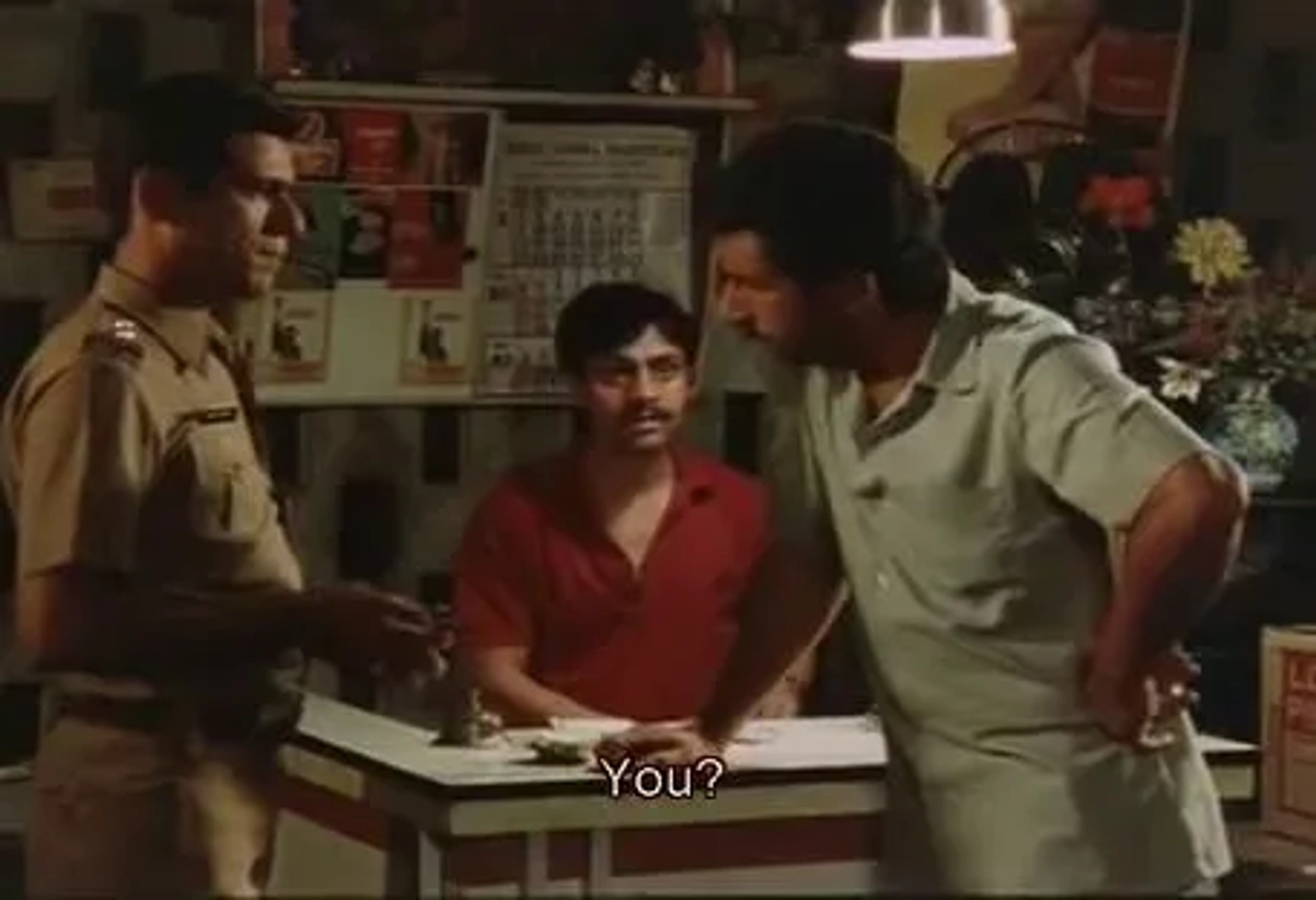 Om Puri and Naseeruddin Shah in Ardh Satya (1983)