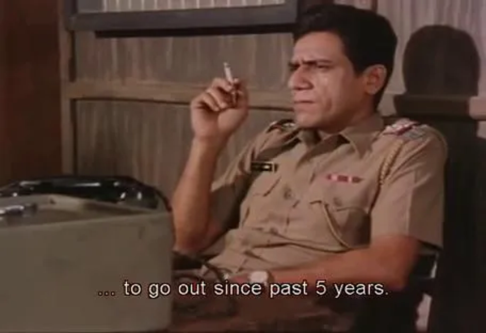 Om Puri in Ardh Satya (1983)