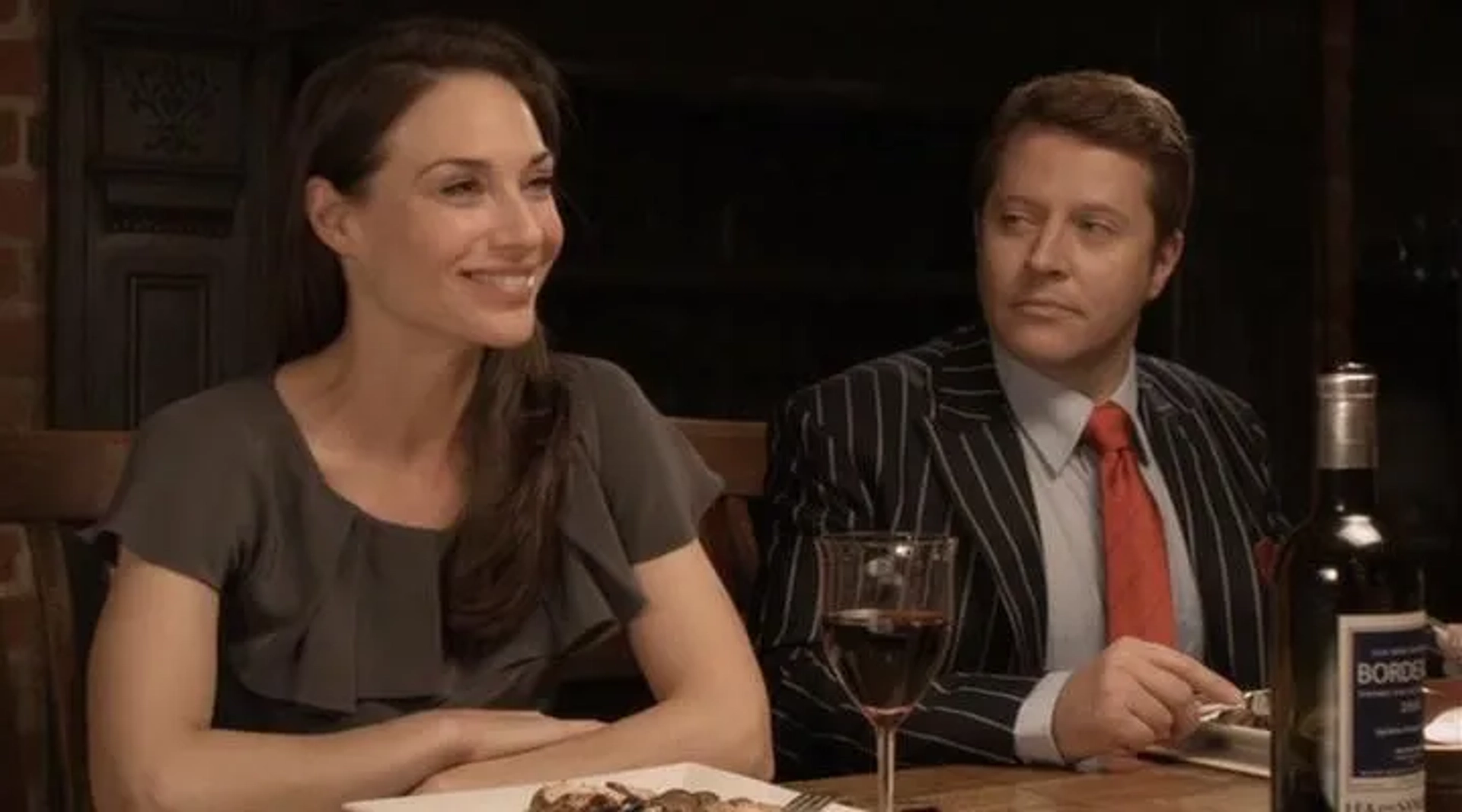 Claire Forlani and Simon Hepworth in Love's Kitchen (2011)