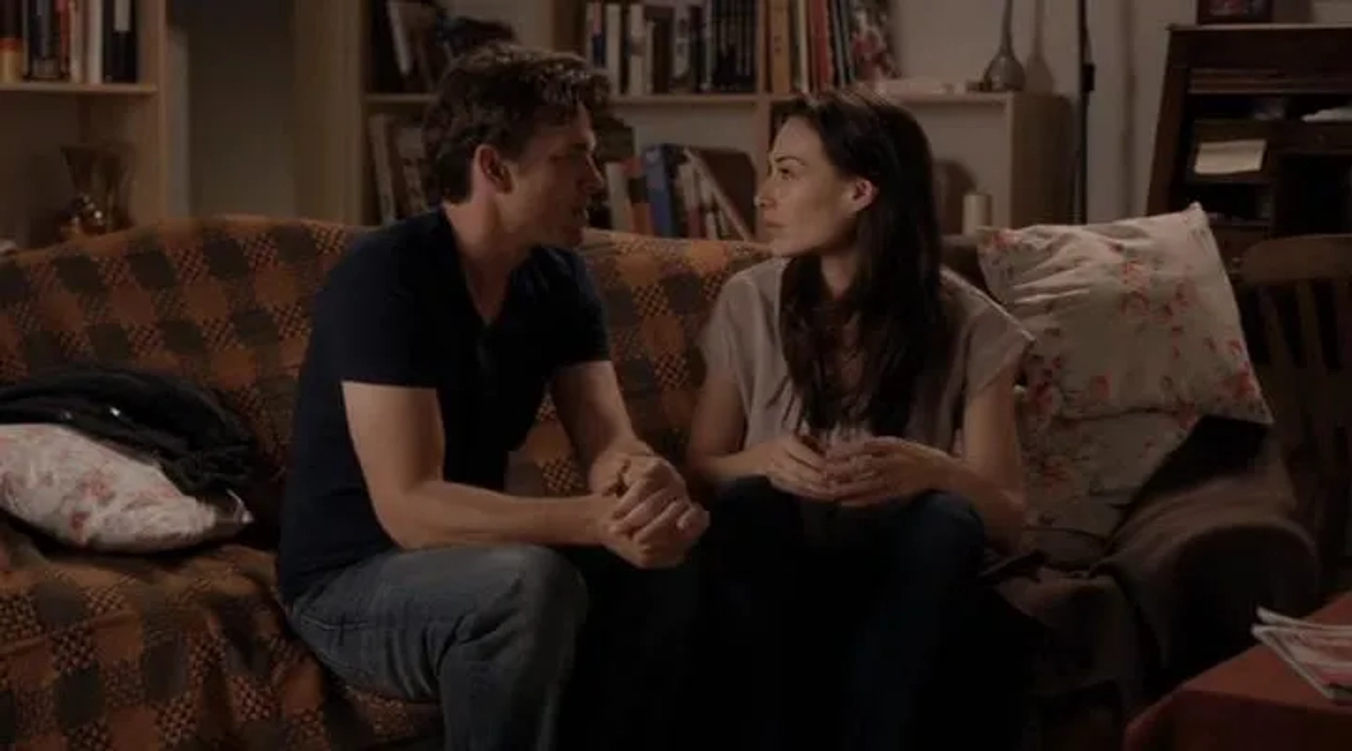 Claire Forlani and Dougray Scott in Love's Kitchen (2011)