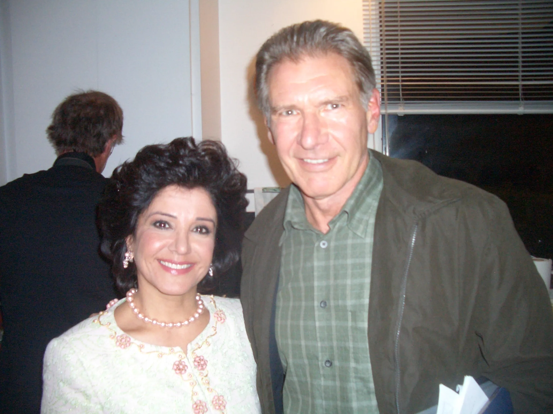 Harrison Ford and Nina Nayebi in Crossing Over (2009)
