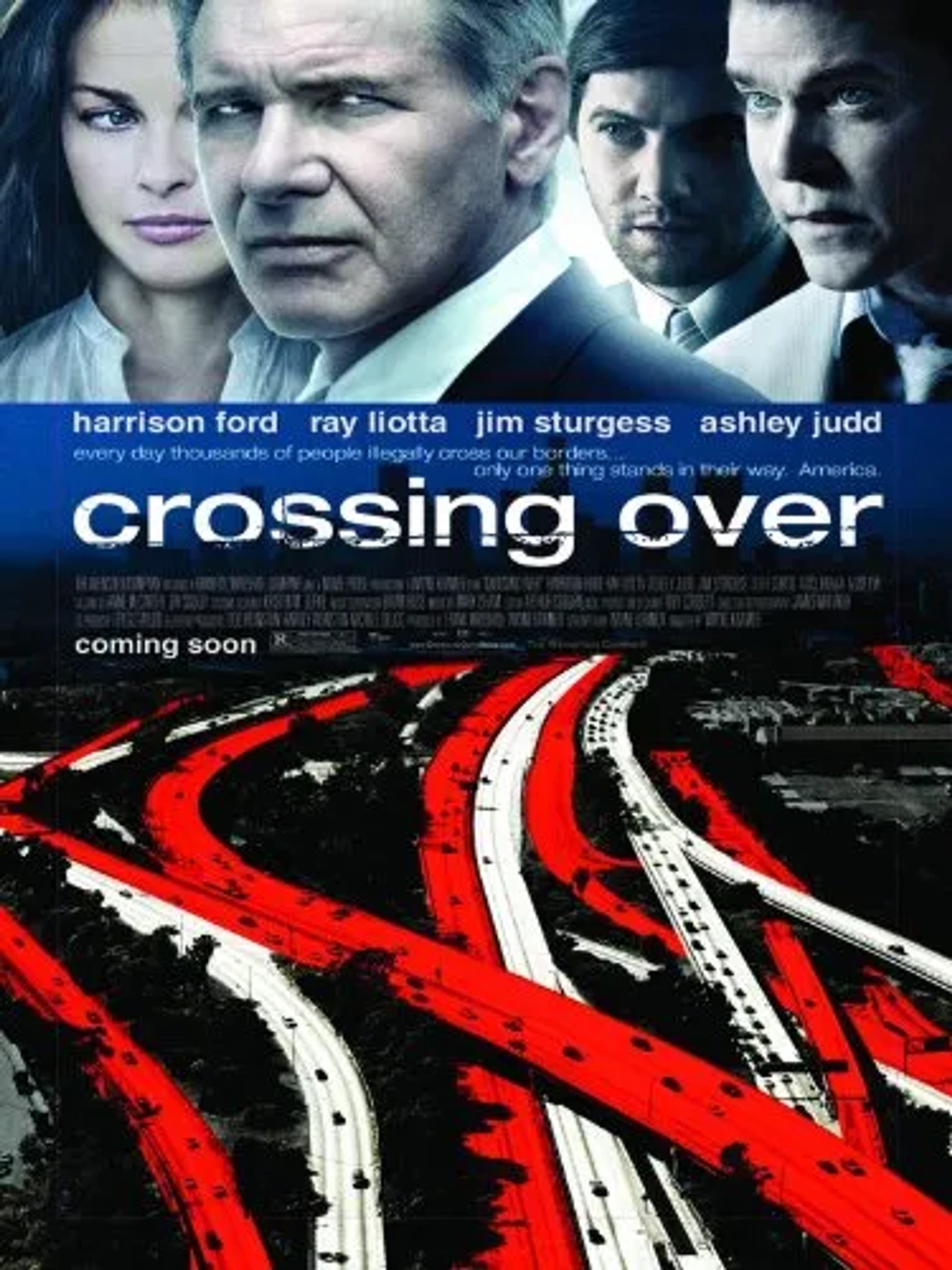 Harrison Ford, Ashley Judd, Ray Liotta, and Jim Sturgess in Crossing Over (2009)
