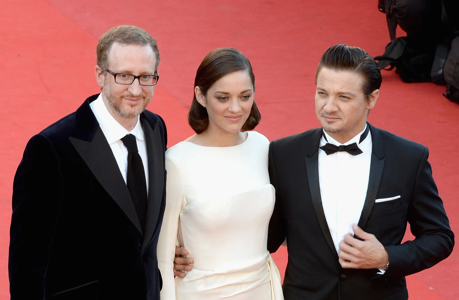 Marion Cotillard, James Gray, and Jeremy Renner at an event for The Immigrant (2013)