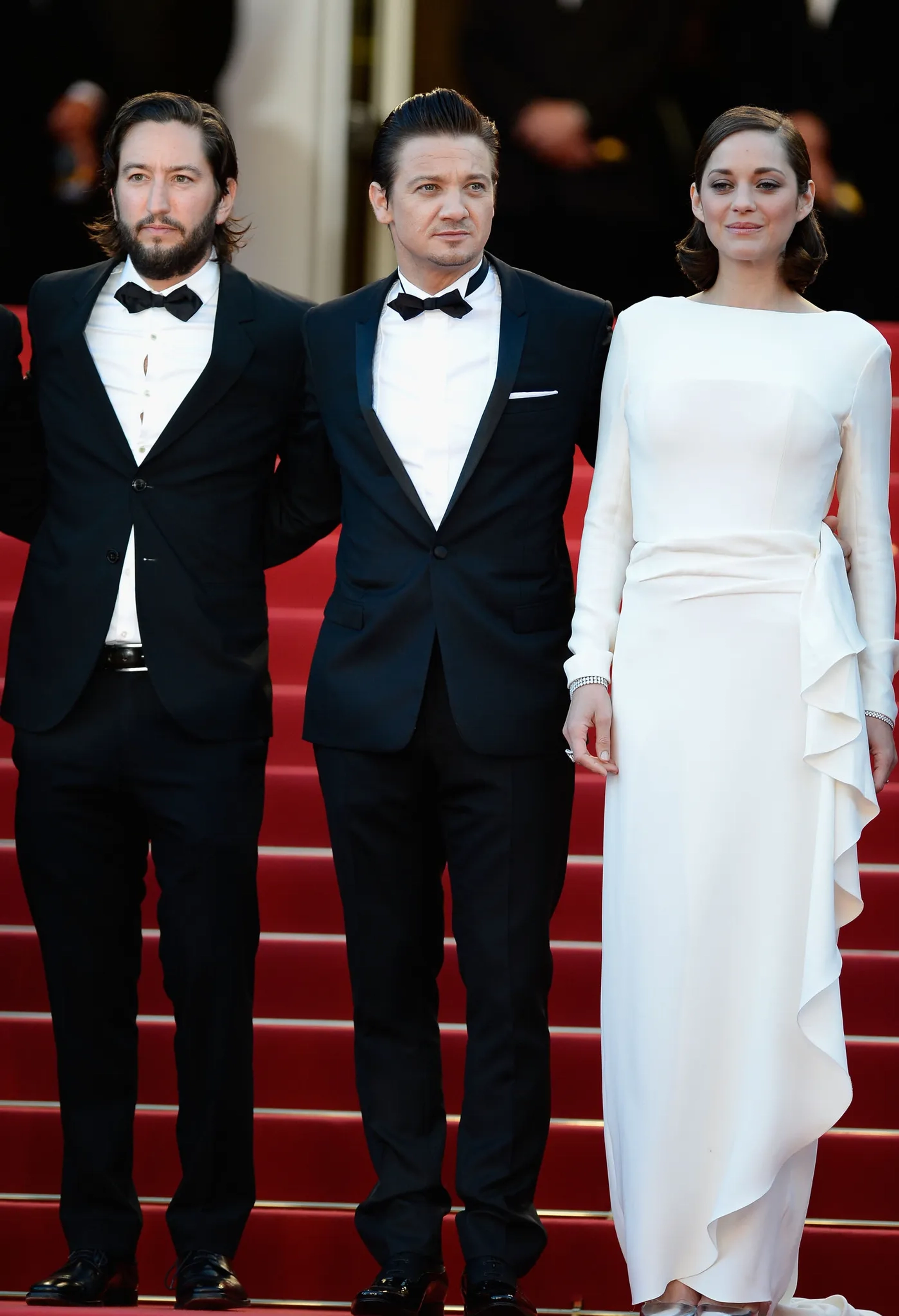 Marion Cotillard, Jeremy Renner, and Greg Shapiro at an event for The Immigrant (2013)