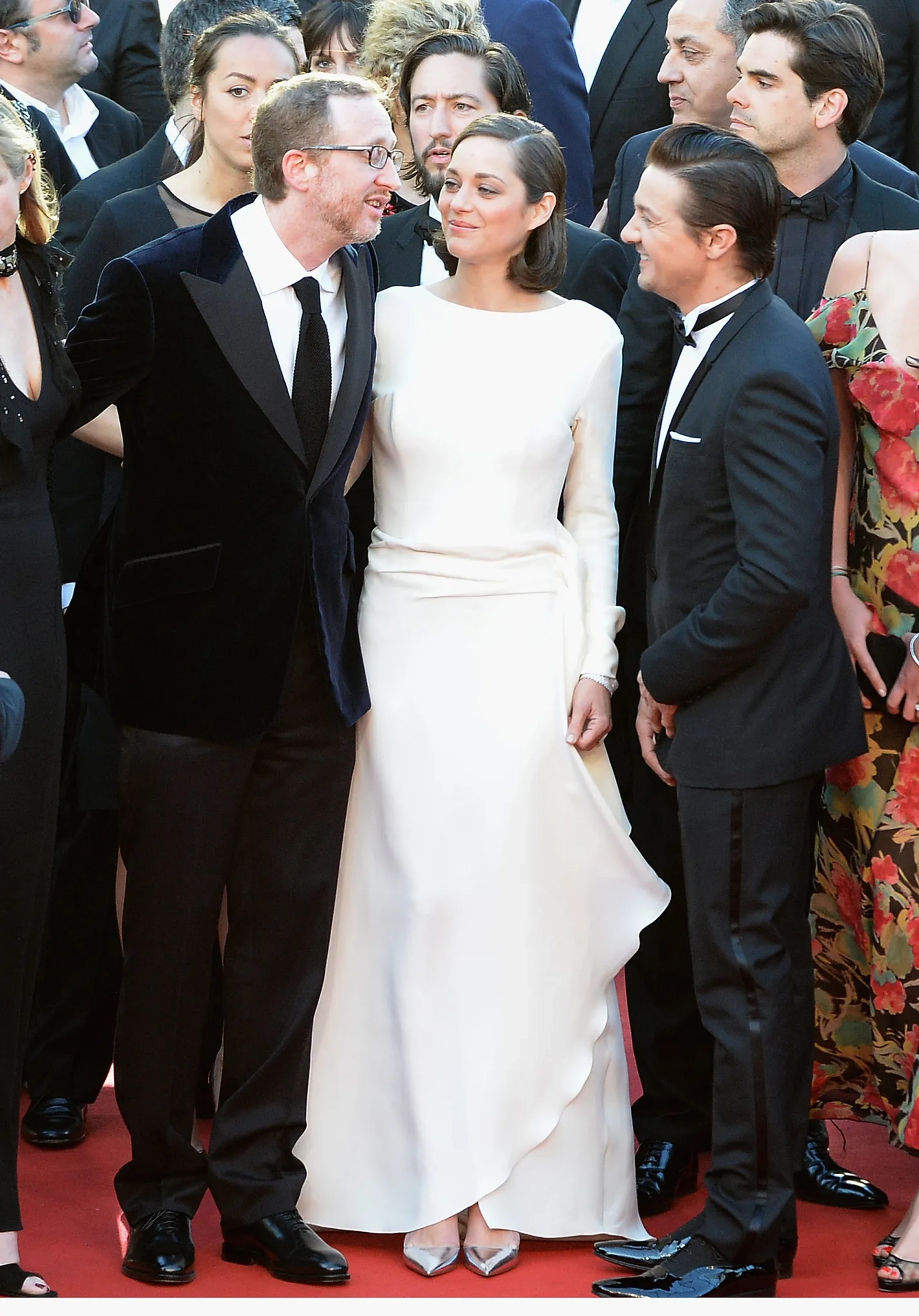 Marion Cotillard, James Gray, and Jeremy Renner at an event for The Immigrant (2013)