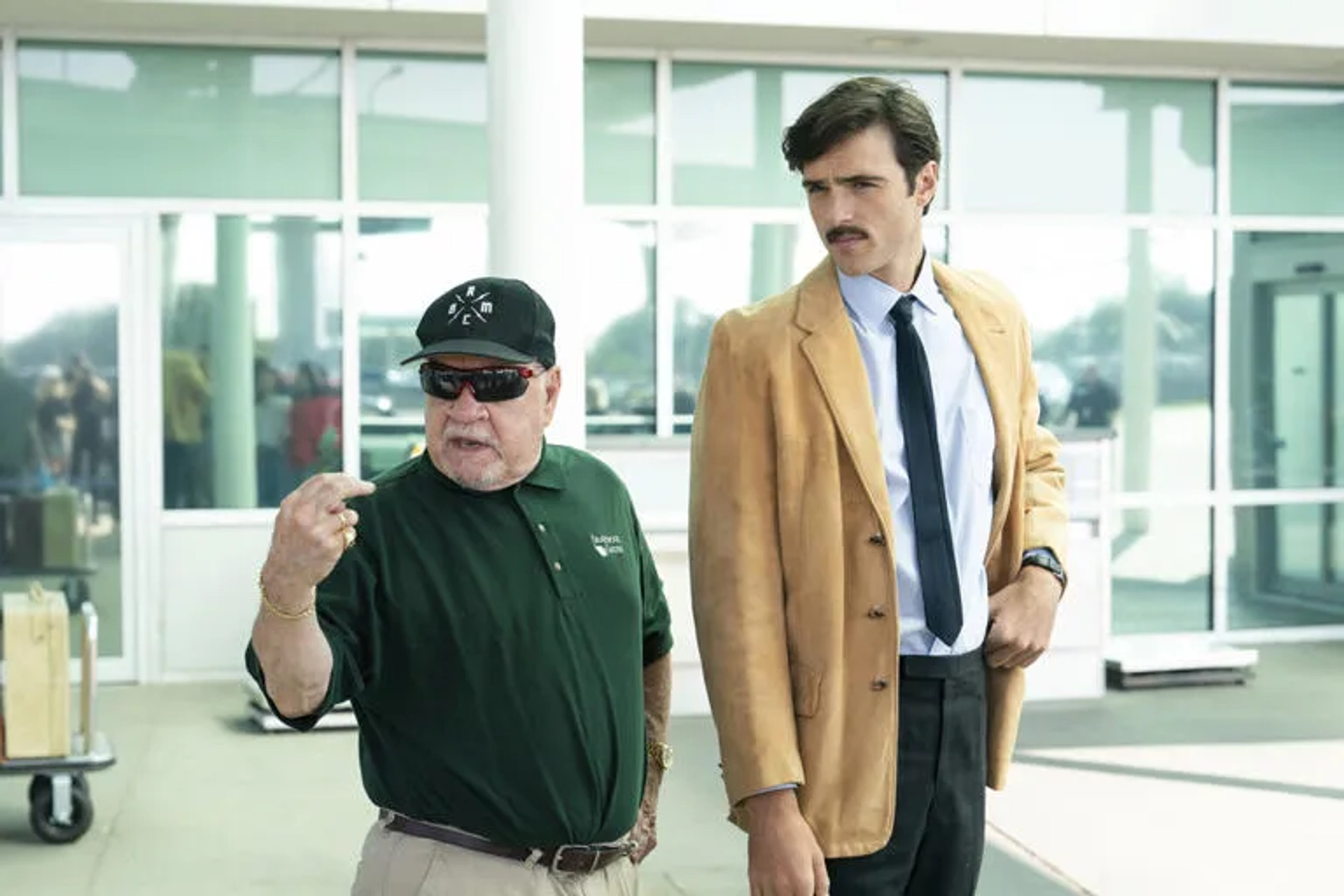 Paul Schrader and Jacob Elordi in Oh, Canada (2024)