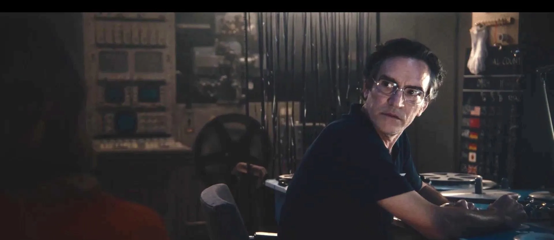 Ben Chaplin and Leonie Benesch in September 5 (2024)