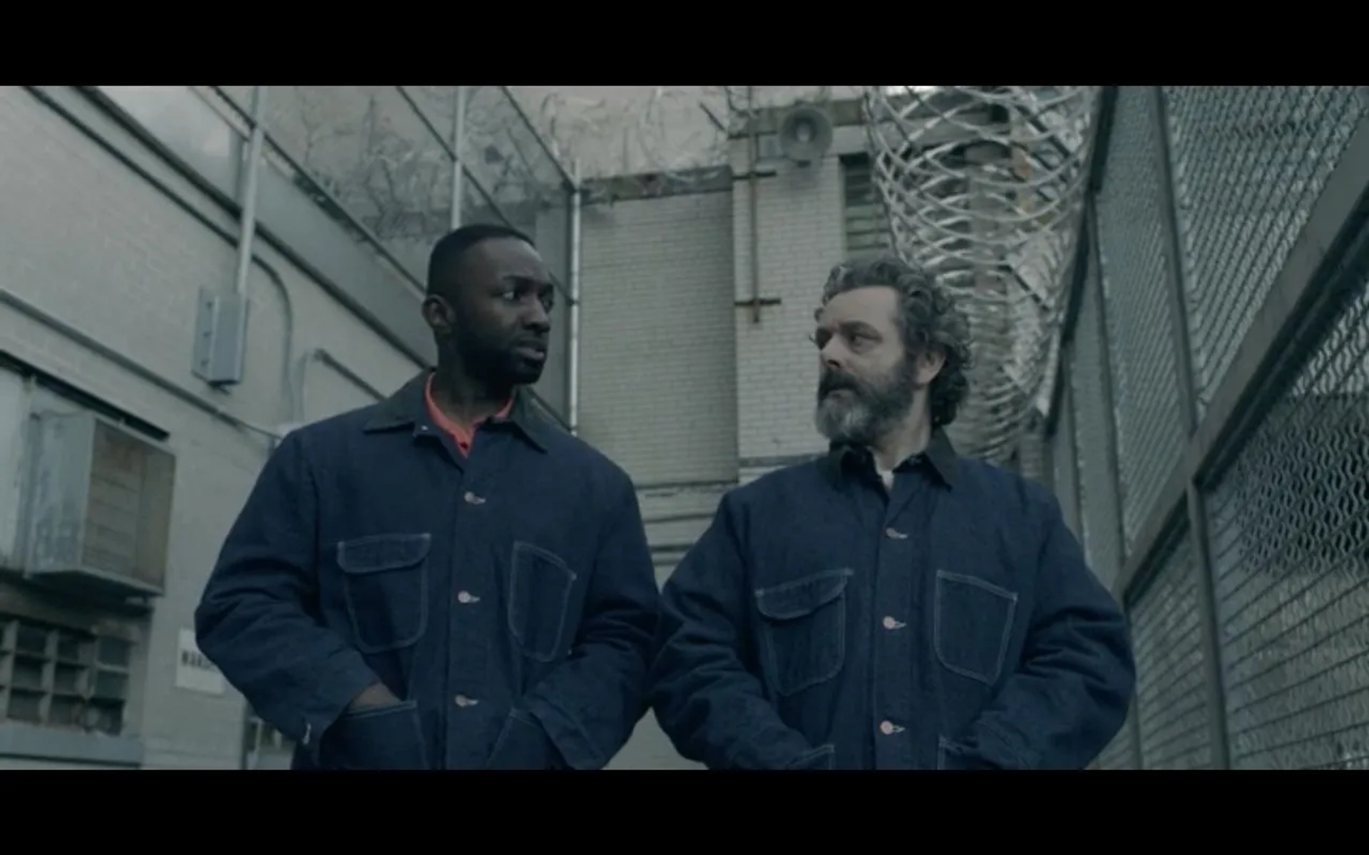 Jamie Hector and Michael Sheen in Prodigal Son (2019)