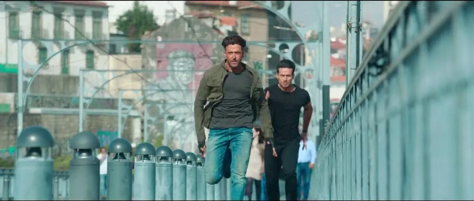 Hrithik Roshan and Tiger Shroff in War (2019)