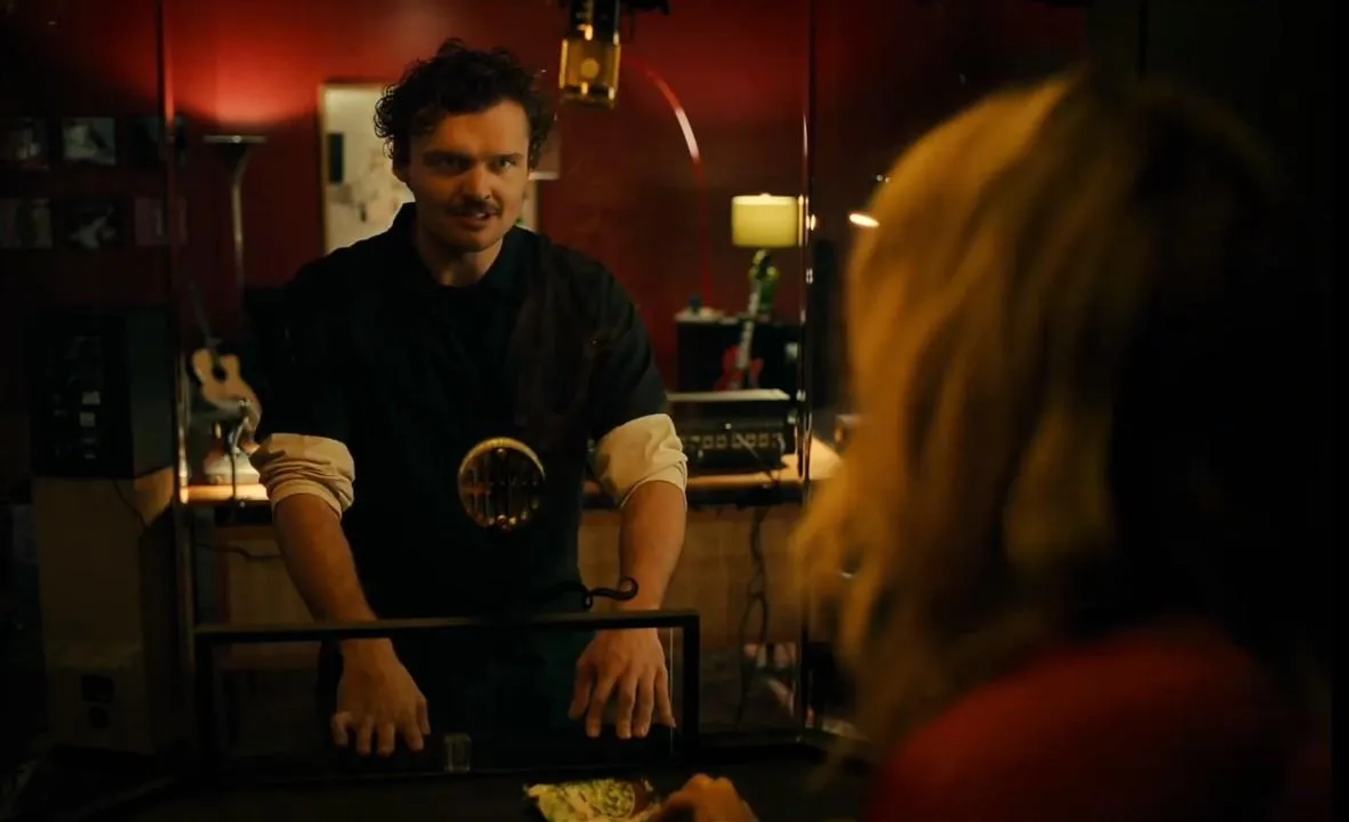 Ray Nicholson and Samara Weaving in Borderline (2025)