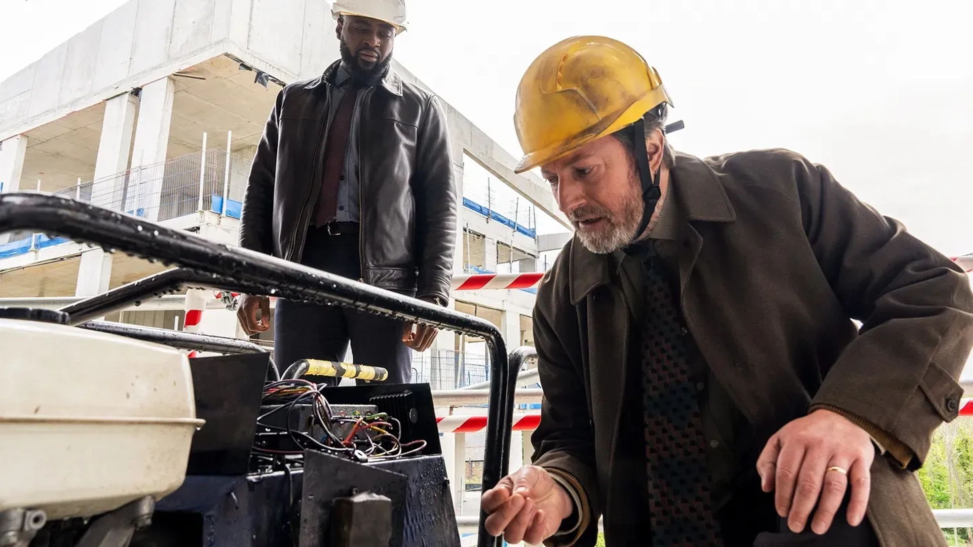 David Mitchell and Dipo Ola in Ludwig (2024)