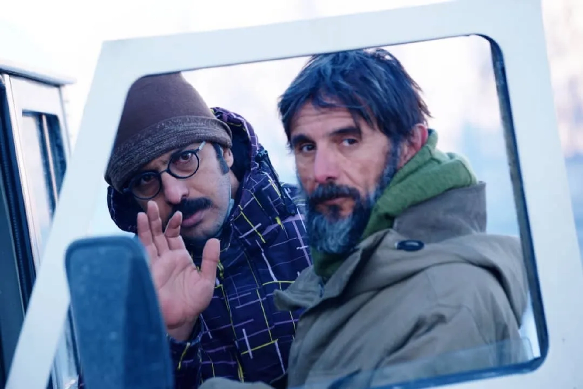 Amin Hayayee and Amirhossein Asgari in The Last Snow (2023)