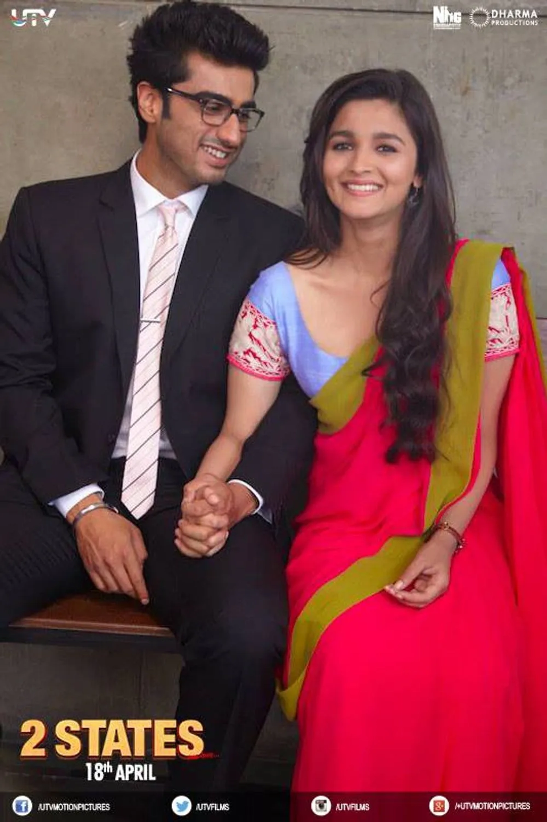 Alia Bhatt and Arjun Kapoor in 2 States (2014)
