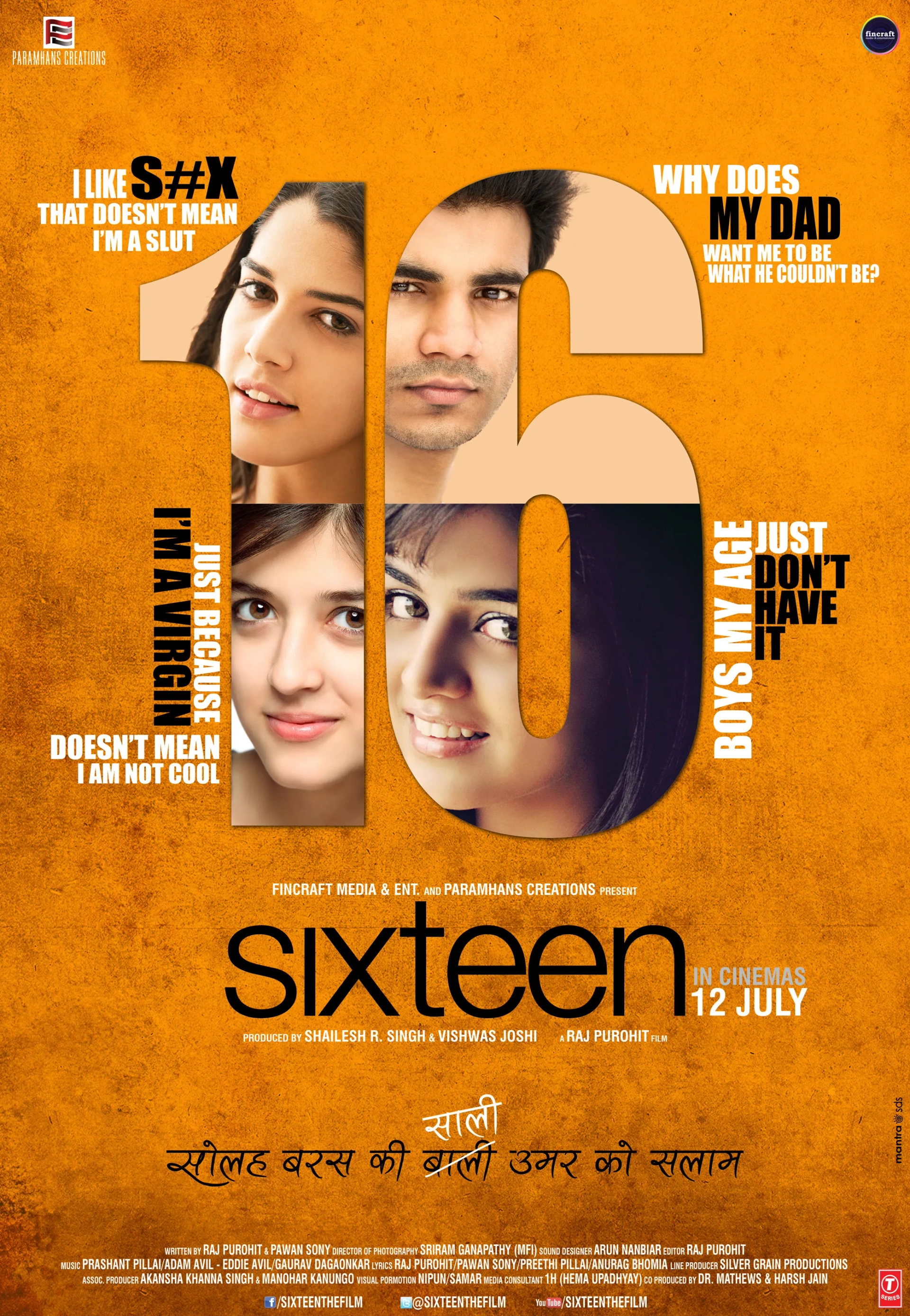 Wamiqa Gabbi, Mehak Manwani, Izabelle Leite, and Highphill Mathew in Sixteen (2013)