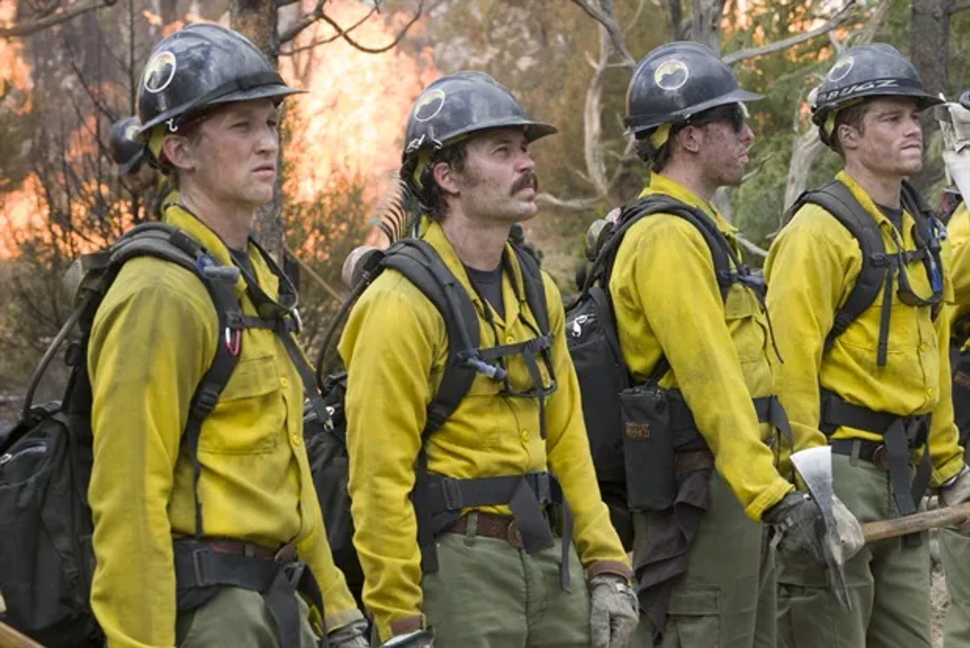 Sam Quinn, Miles Teller, Taylor Kitsch, and Jake Picking in Only the Brave (2017)