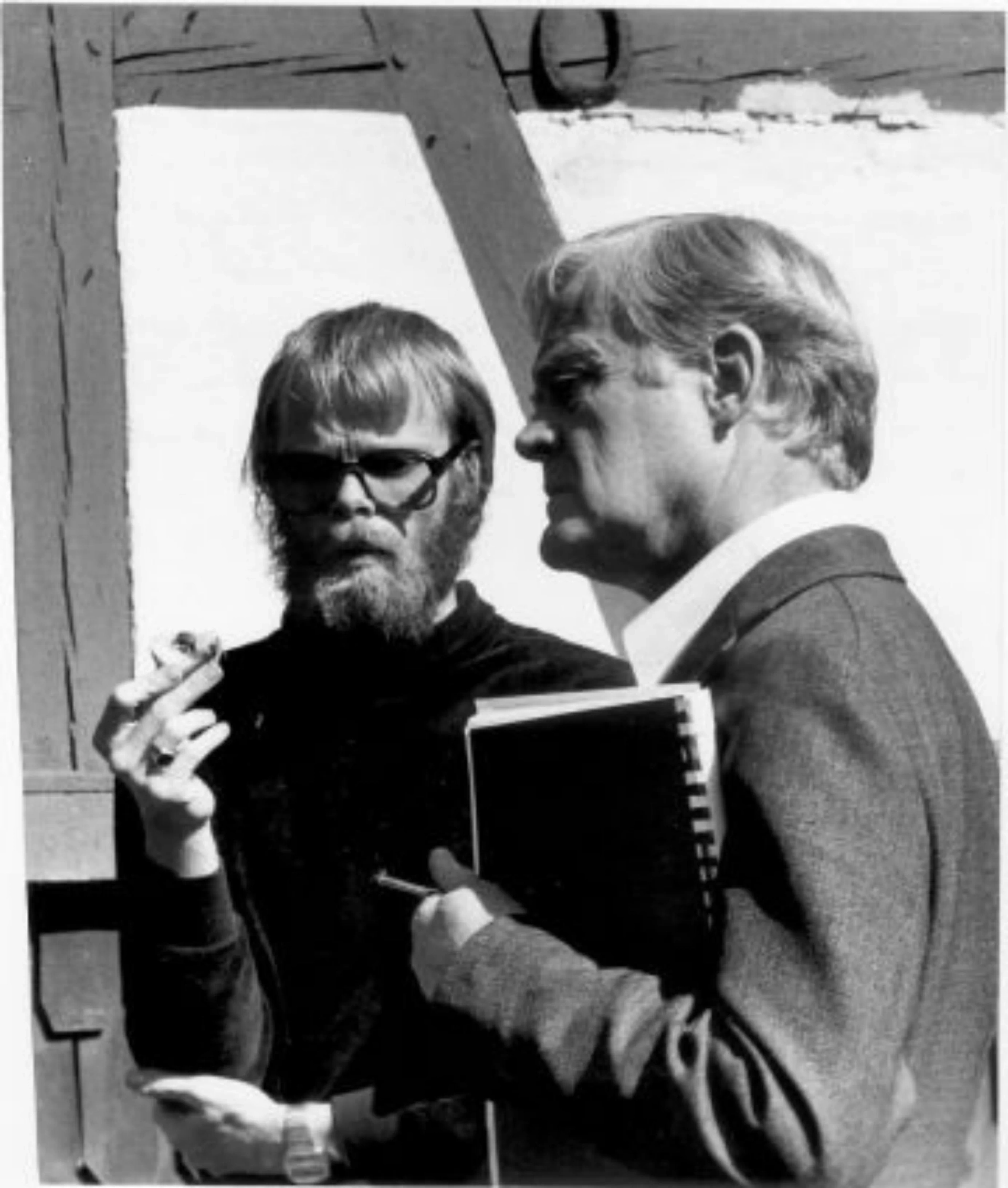 Lasse Nielsen and Ove Sprogøe in You Are Not Alone (1978)