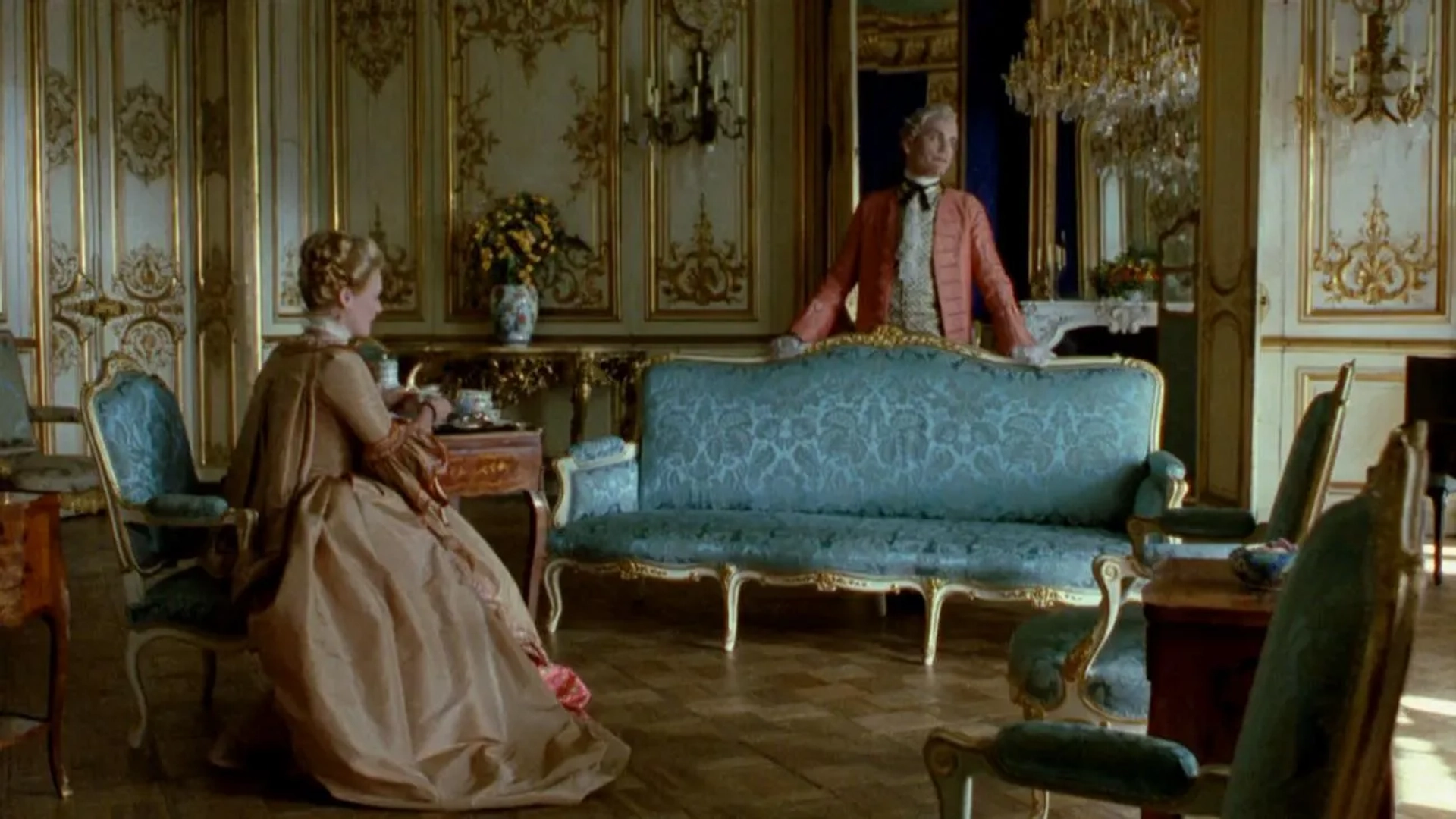 Glenn Close and John Malkovich in Dangerous Liaisons (1988)